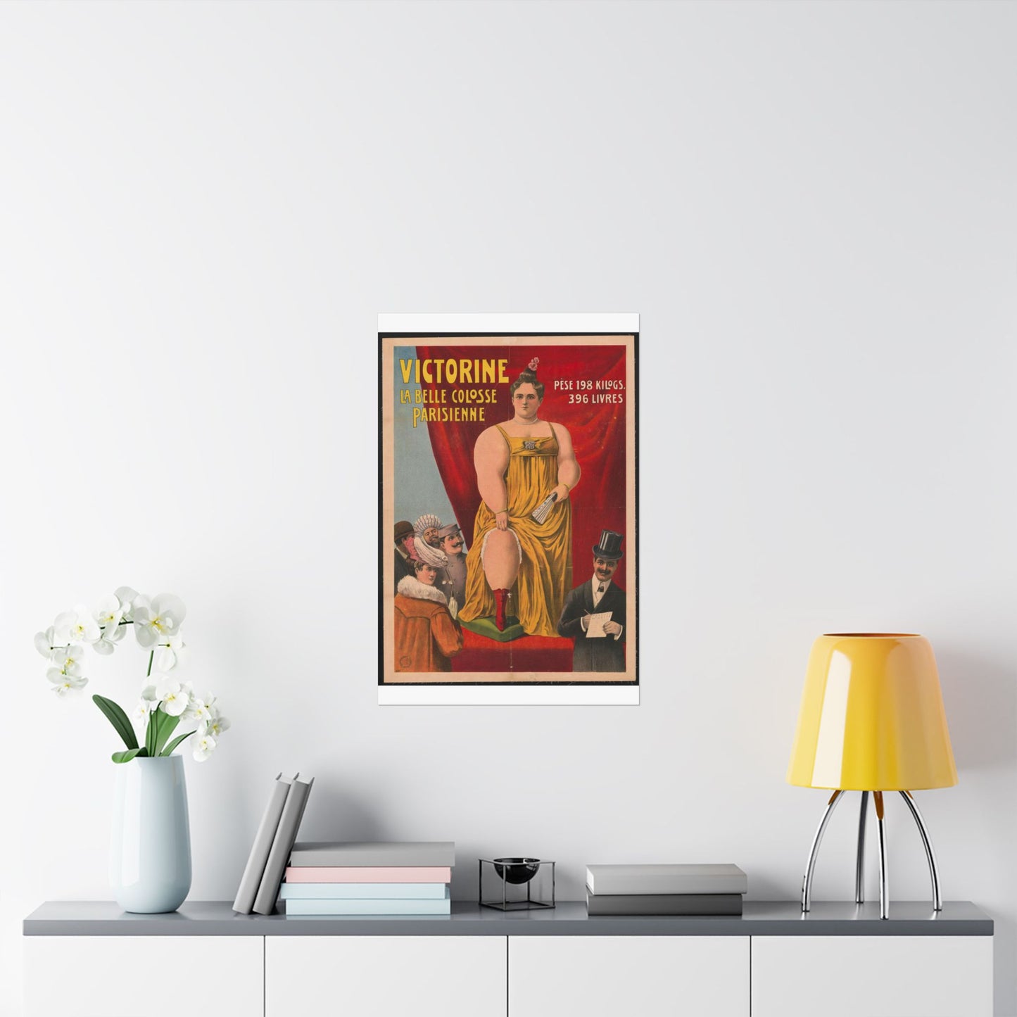 Victorine - La bele colosse Parisienne High Quality Matte Wall Art Poster for Home, Office, Classroom