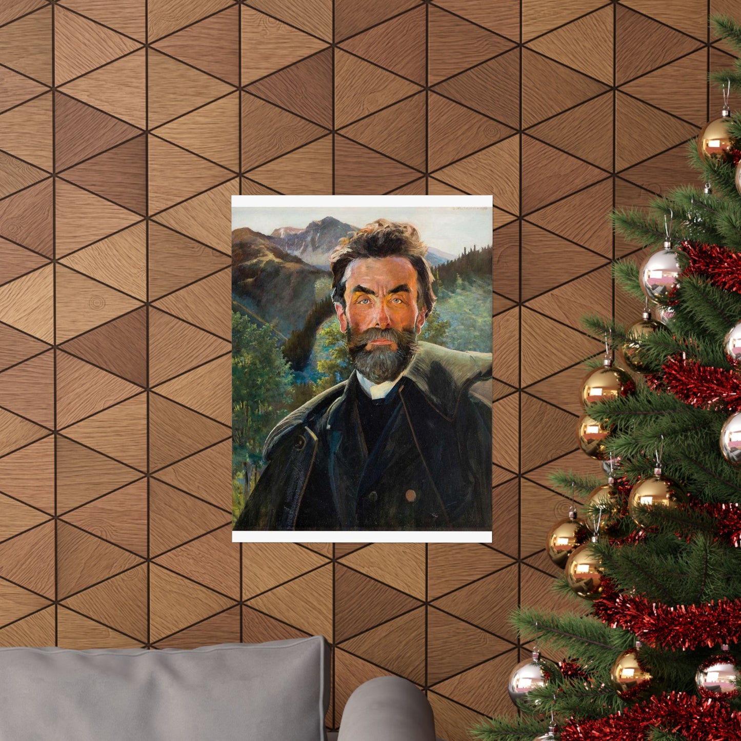 Jacek Malczewski - Portret Stanisława Witkiewicza 1902 High Quality Matte Wall Art Poster for Home, Office, Classroom