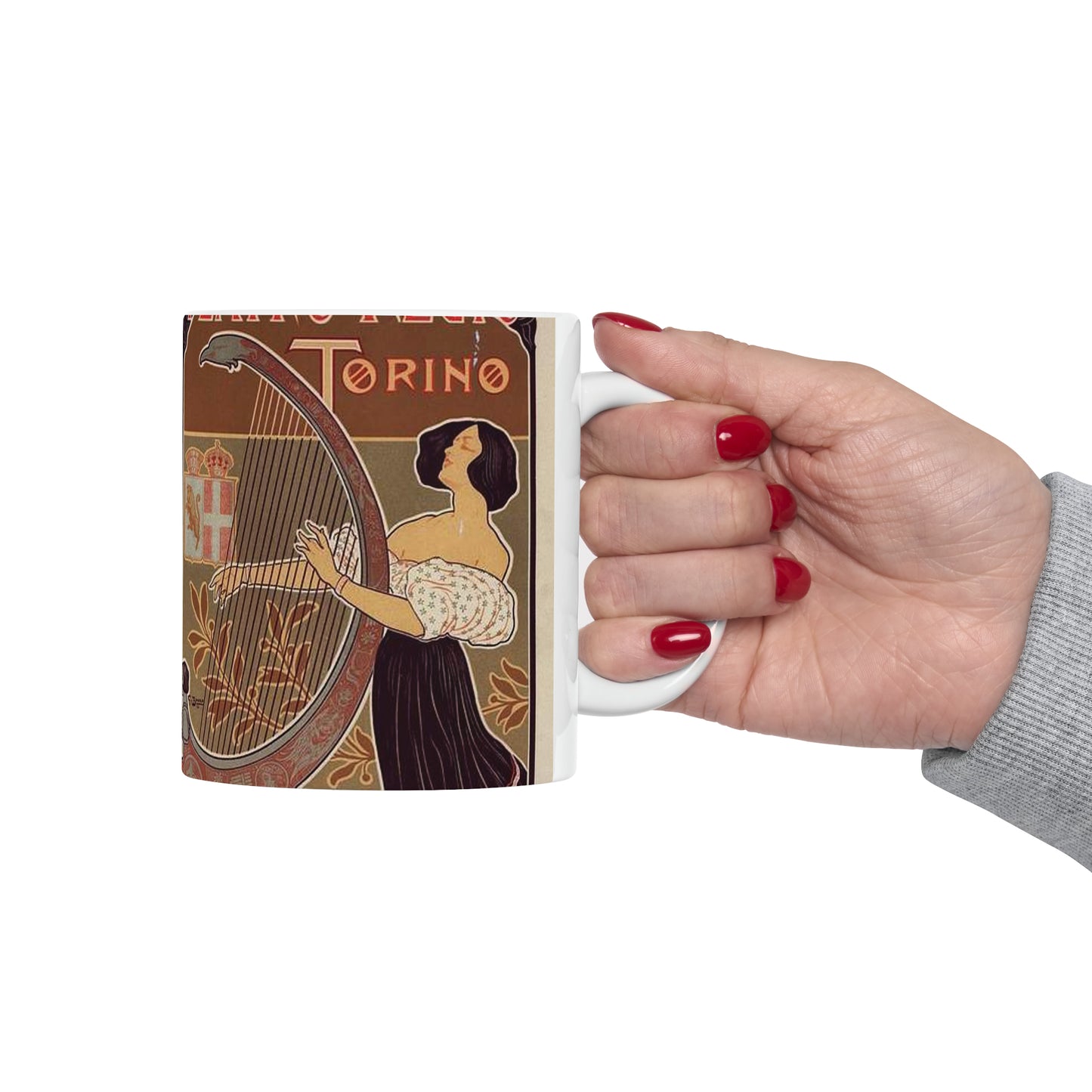 Affiche italienne pour le "Théâtre royal de Turin" Beautiful Novelty Ceramic Coffee Mug 11oz