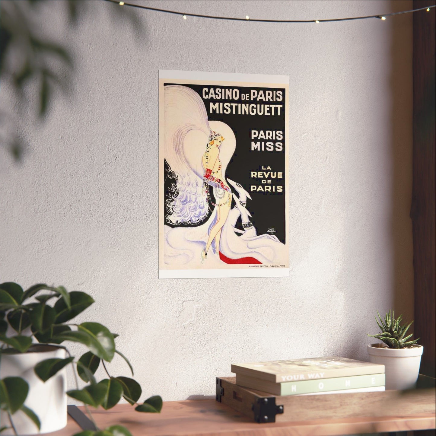 Louis Gaudin - La Revue de Paris 1930 High Quality Matte Wall Art Poster for Home, Office, Classroom