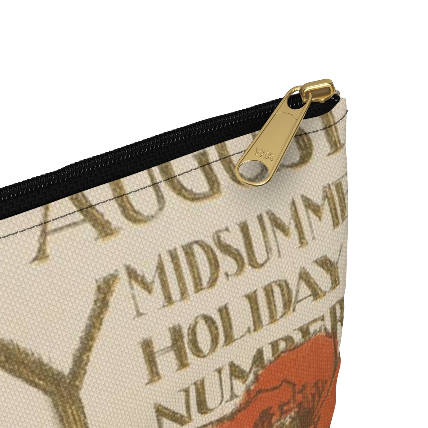 The century, August, midsummer holiday number Large Organizer Pouch with Black Zipper