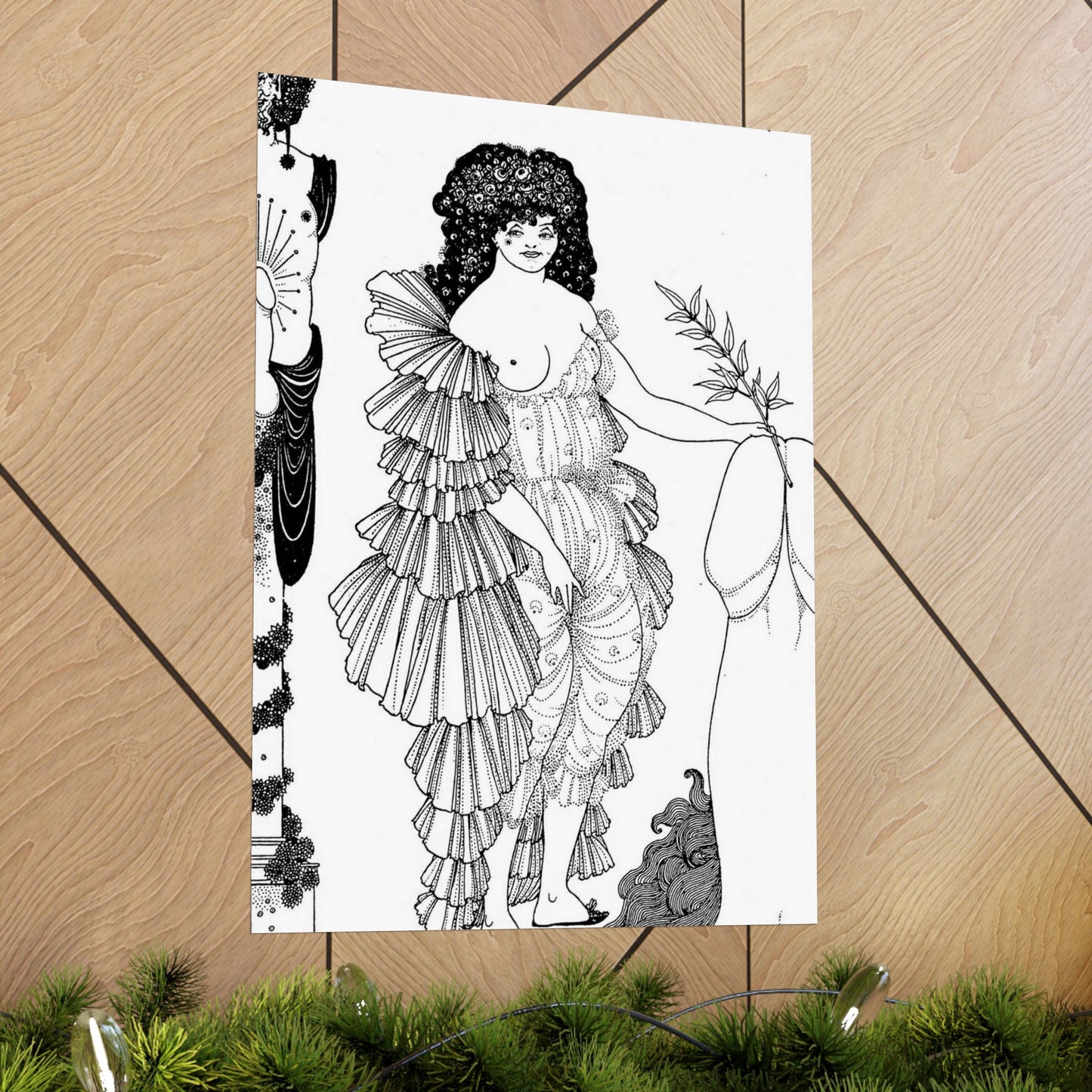 Lysistrata - Public domain botanical illustration High Quality Matte Wall Art Poster for Home, Office, Classroom