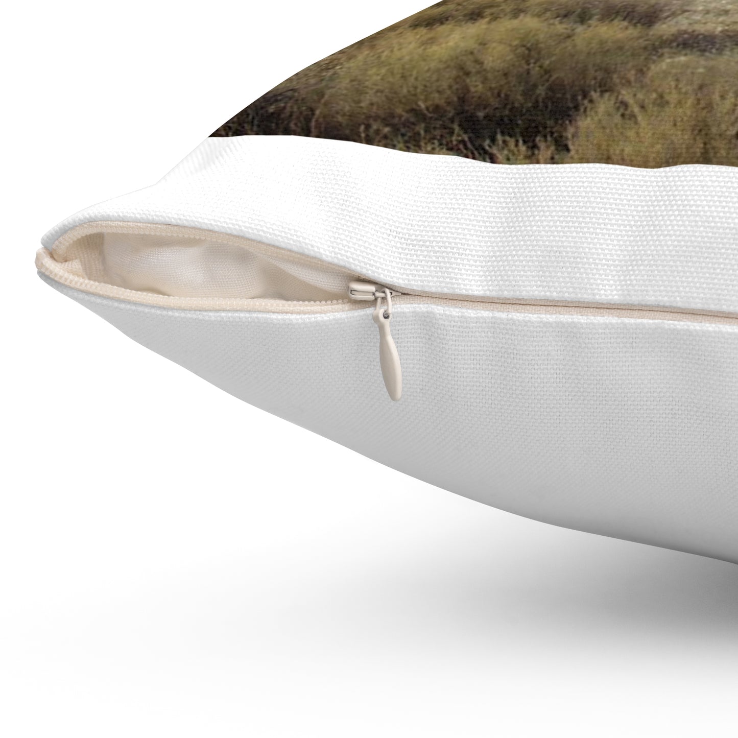 Death Valley Scenic Byway - An Abandoned Structure in Rhyolite Decorative Accent Square Pillow