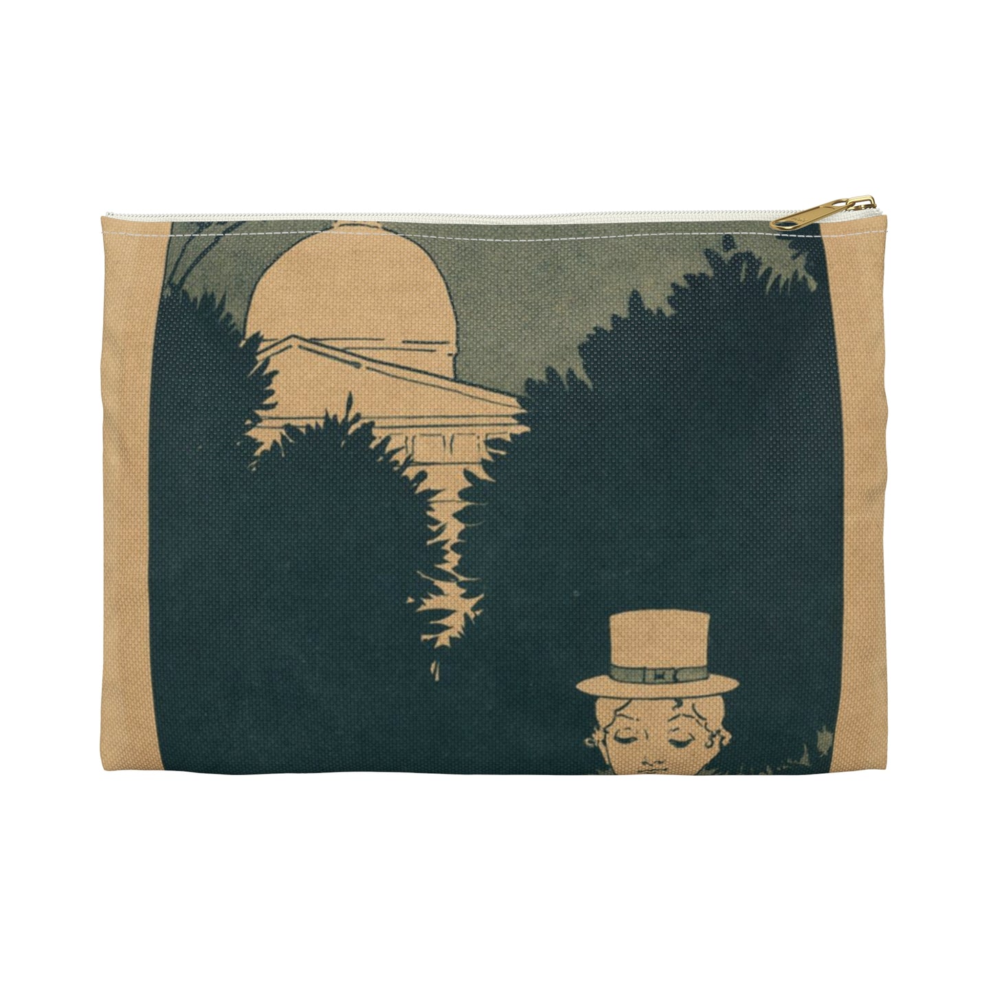 The best guide to Boston. Boston illustrated, for sale here. Large Organizer Pouch with Black Zipper