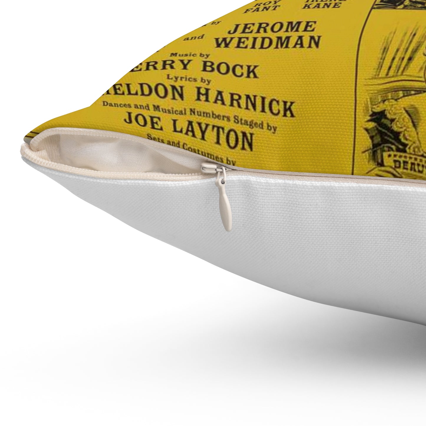 Tenderloin, a new musical comedy, a zestful, racy musical, a grand show! 46th Street Theatre ... New York, N.Y Decorative Accent Square Pillow
