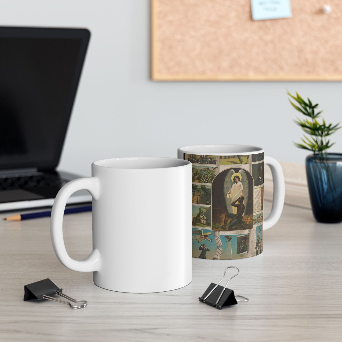 Afro-American Monument - Print, Library of Congress collection Beautiful Novelty Ceramic Coffee Mug 11oz