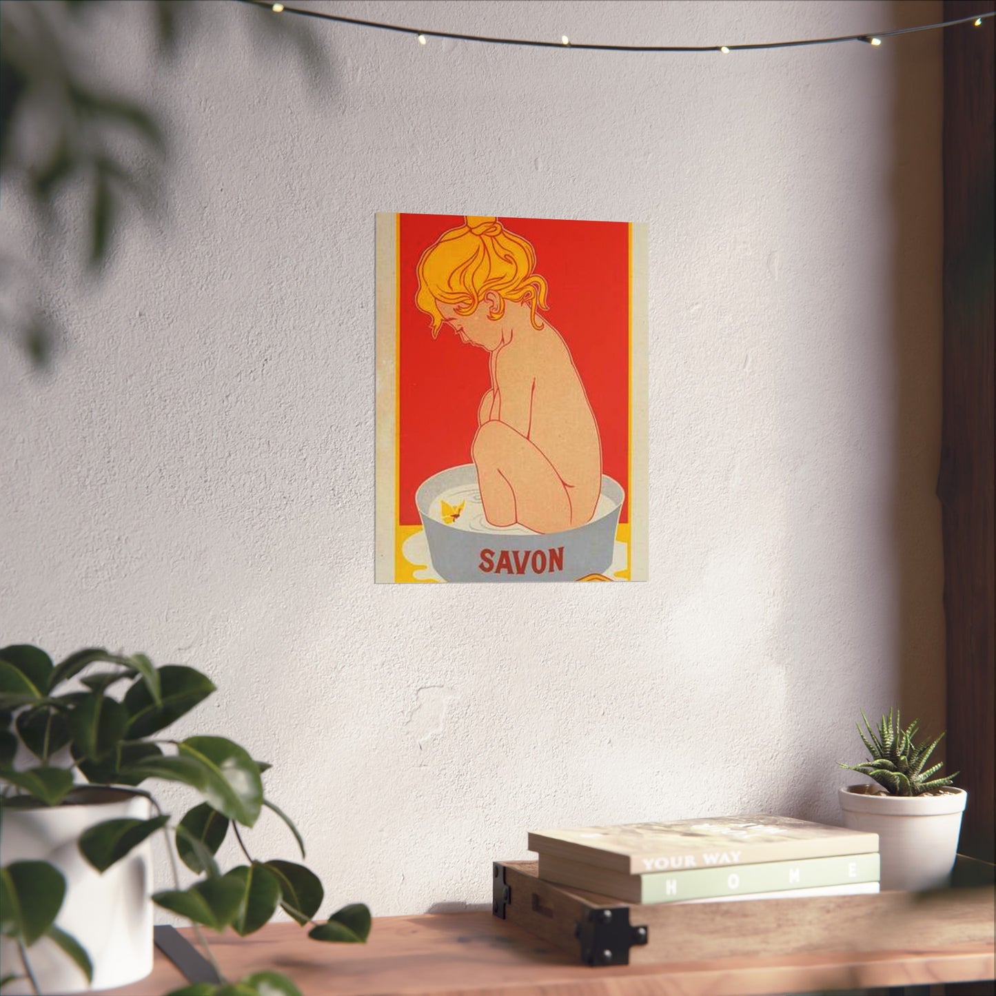 Affiche belge pour le "Savon Starlight". High Quality Matte Wall Art Poster for Home, Office, Classroom