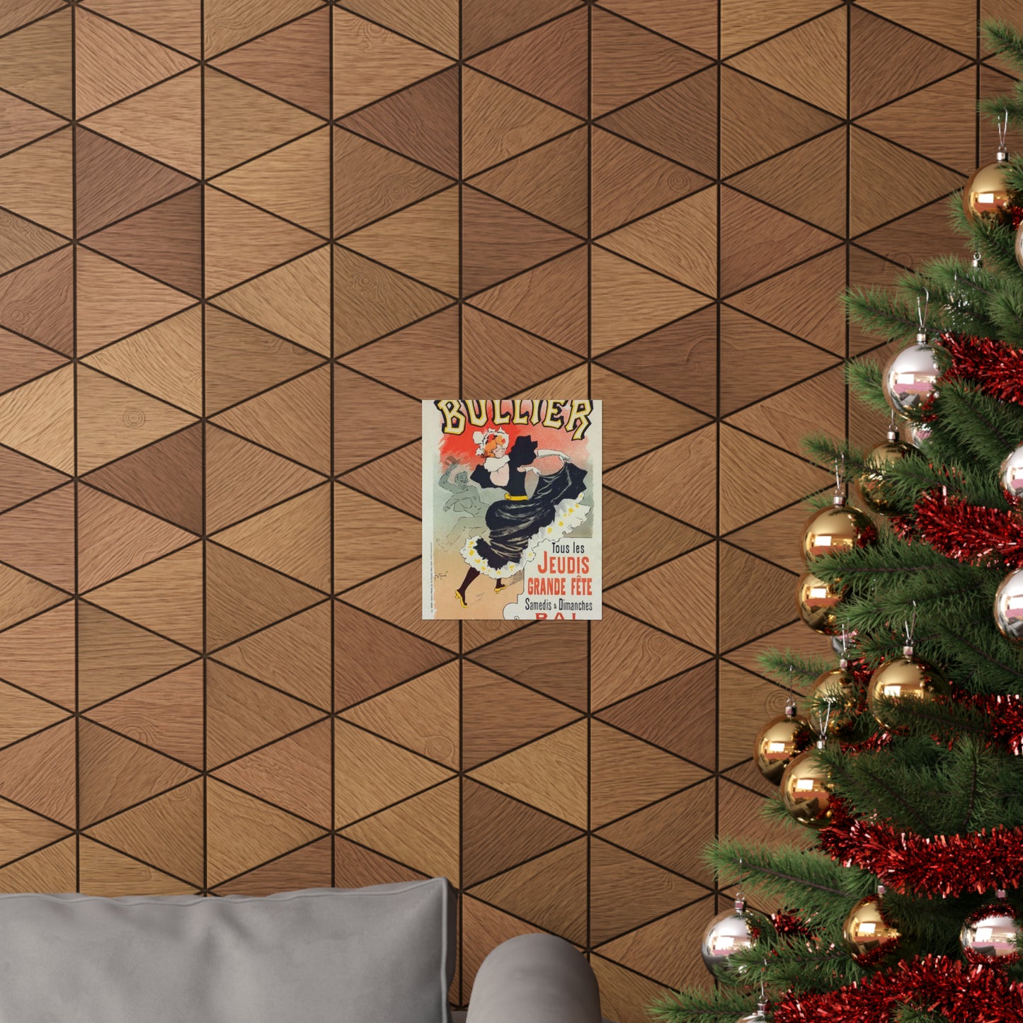 Affiche pour le "Bal Bullier".. Public domain reproduction. High Quality Matte Wall Art Poster for Home, Office, Classroom