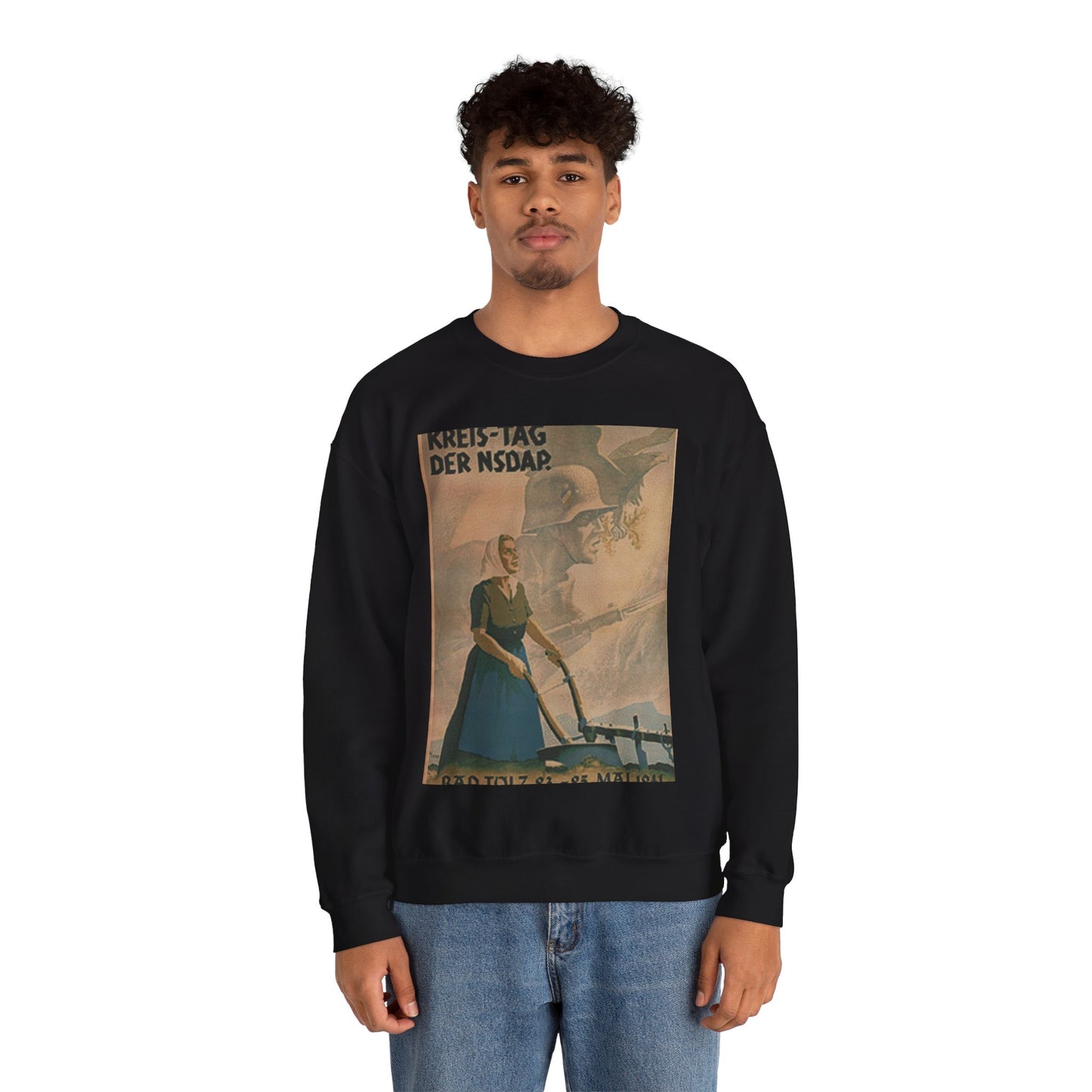 Kreis-Tag der NSDAP - Bad Tölz, 23.- 25. Mai 1941 Black Heavy Blend Adult Crew Neck SweatShirt