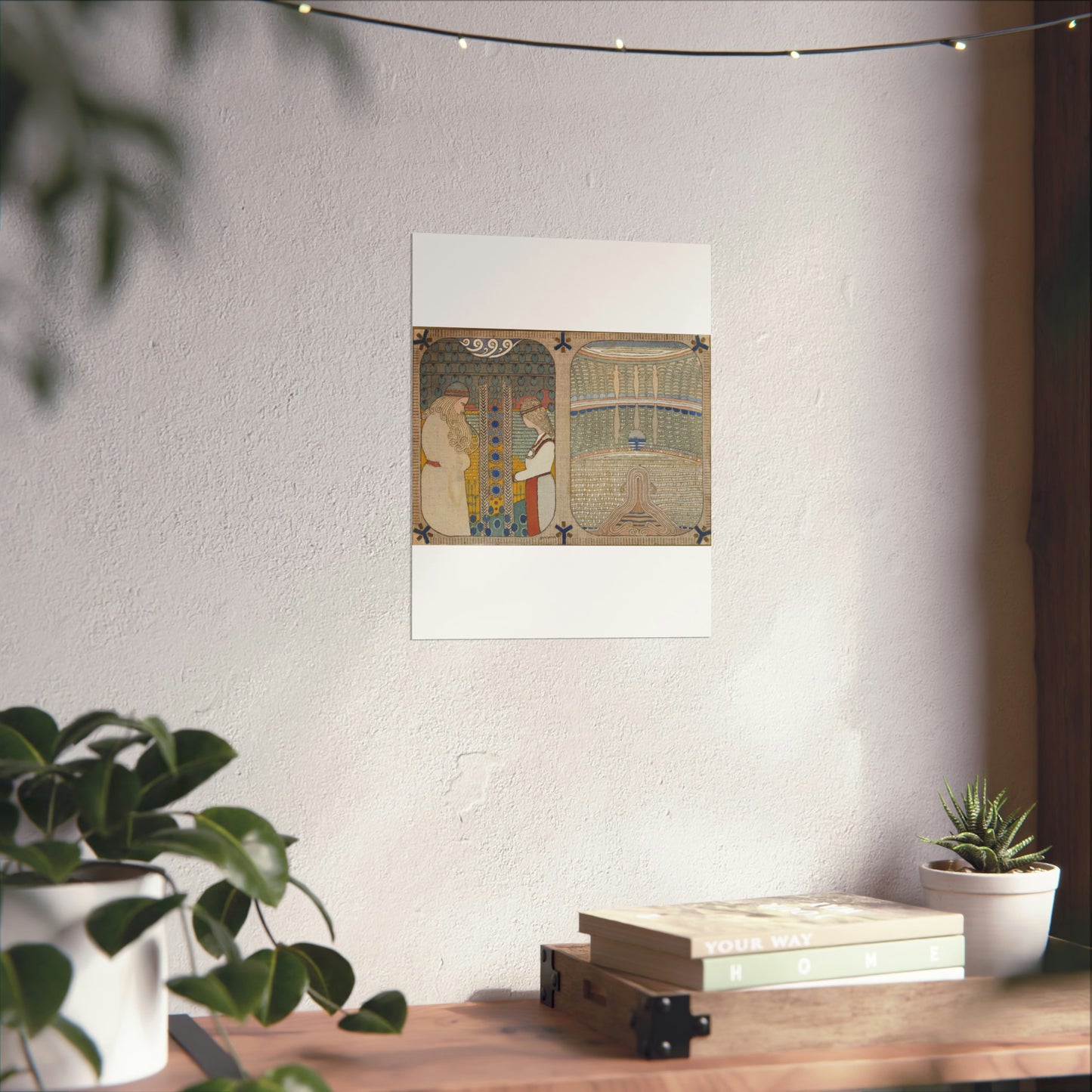 Joseph Alanen - Courting of Aino and Aino Drowns Herself High Quality Matte Wall Art Poster for Home, Office, Classroom