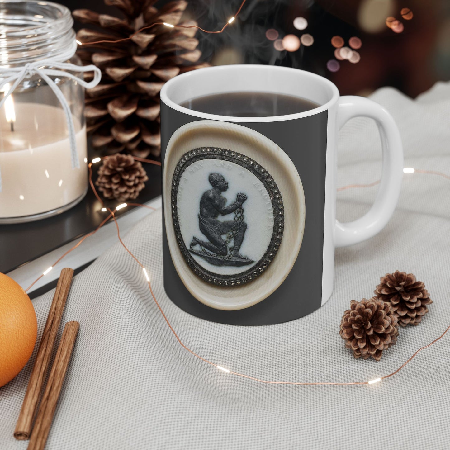 Anti-Slavery Medallion, Wedgwood porcelain manufactory, England Beautiful Novelty Ceramic Coffee Mug 11oz
