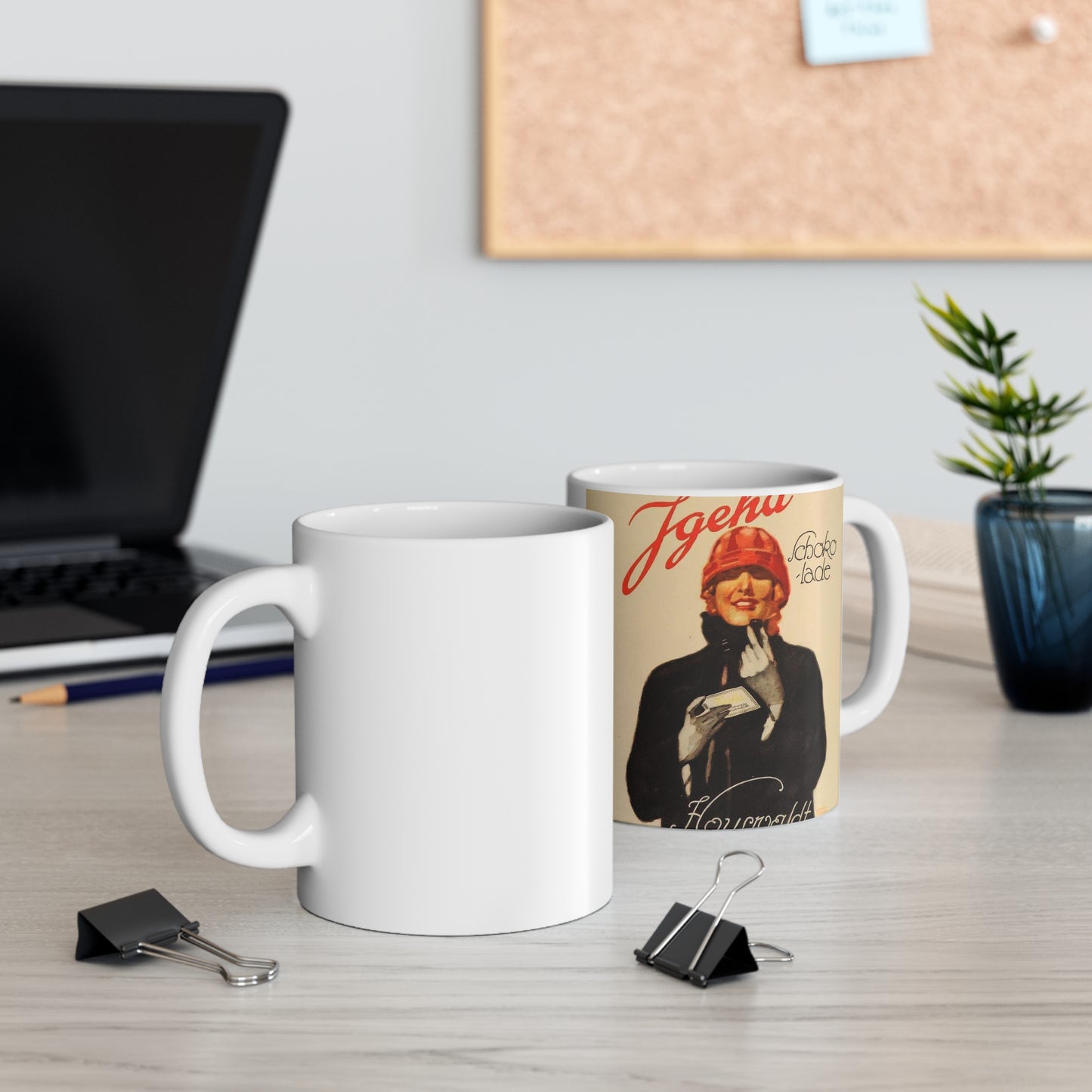 Ludwig Hohlwein - Igeha Schokolade, 1926 Beautiful Novelty Ceramic Coffee Mug 11oz