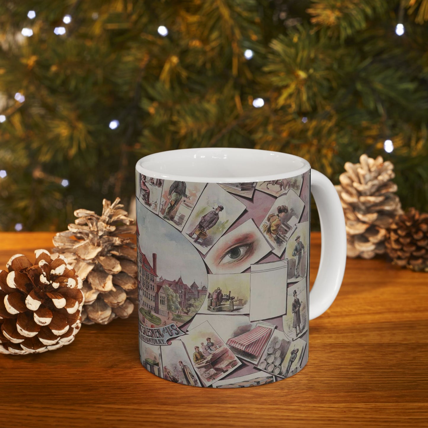 The traveling salesmen of America / Gast Lith. & Eng. Co., N.Y. Beautiful Novelty Ceramic Coffee Mug 11oz