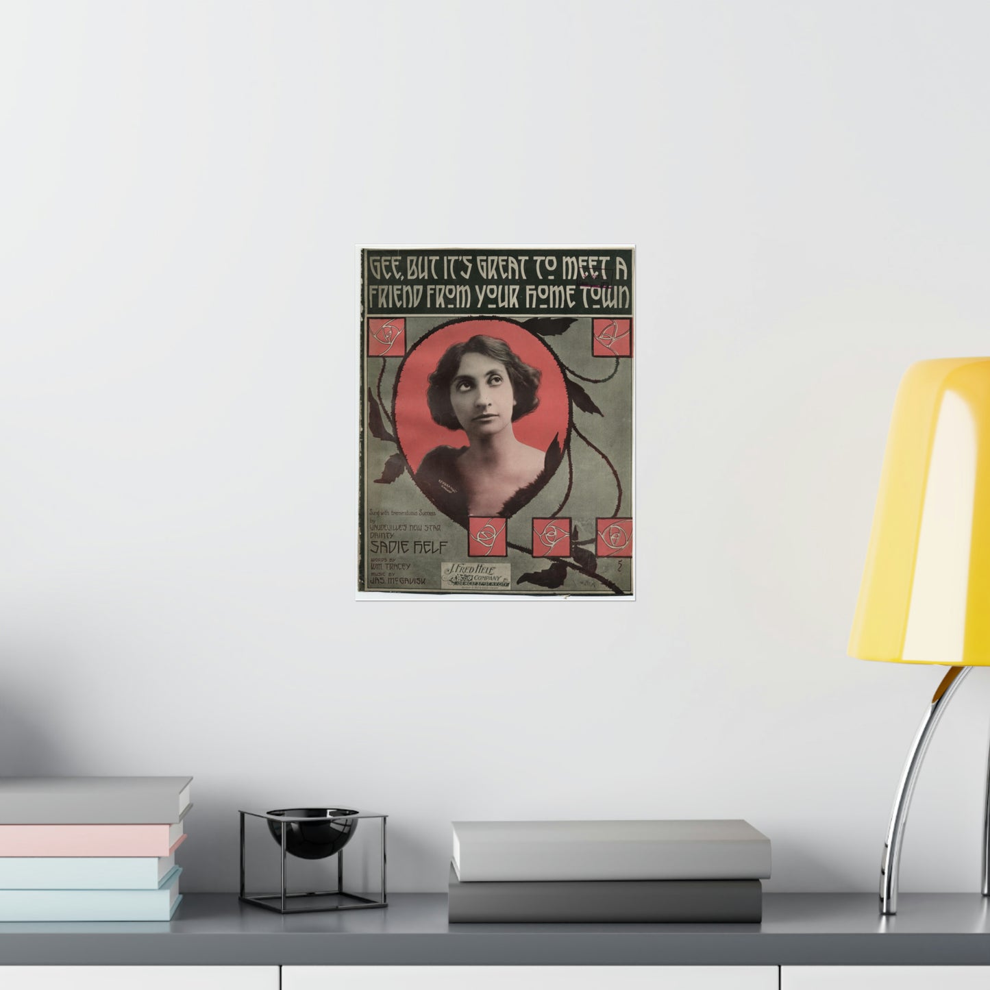 Gee, but it's great to meet a friend from your hom High Quality Matte Wall Art Poster for Home, Office, Classroom
