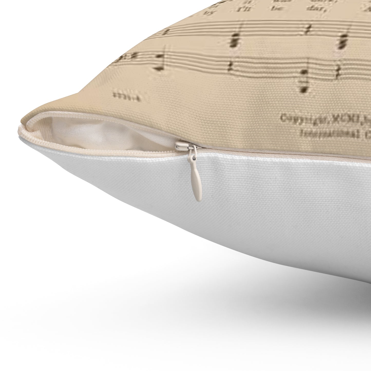 A new gal just in town - Public domain sheet music scan Decorative Accent Square Pillow