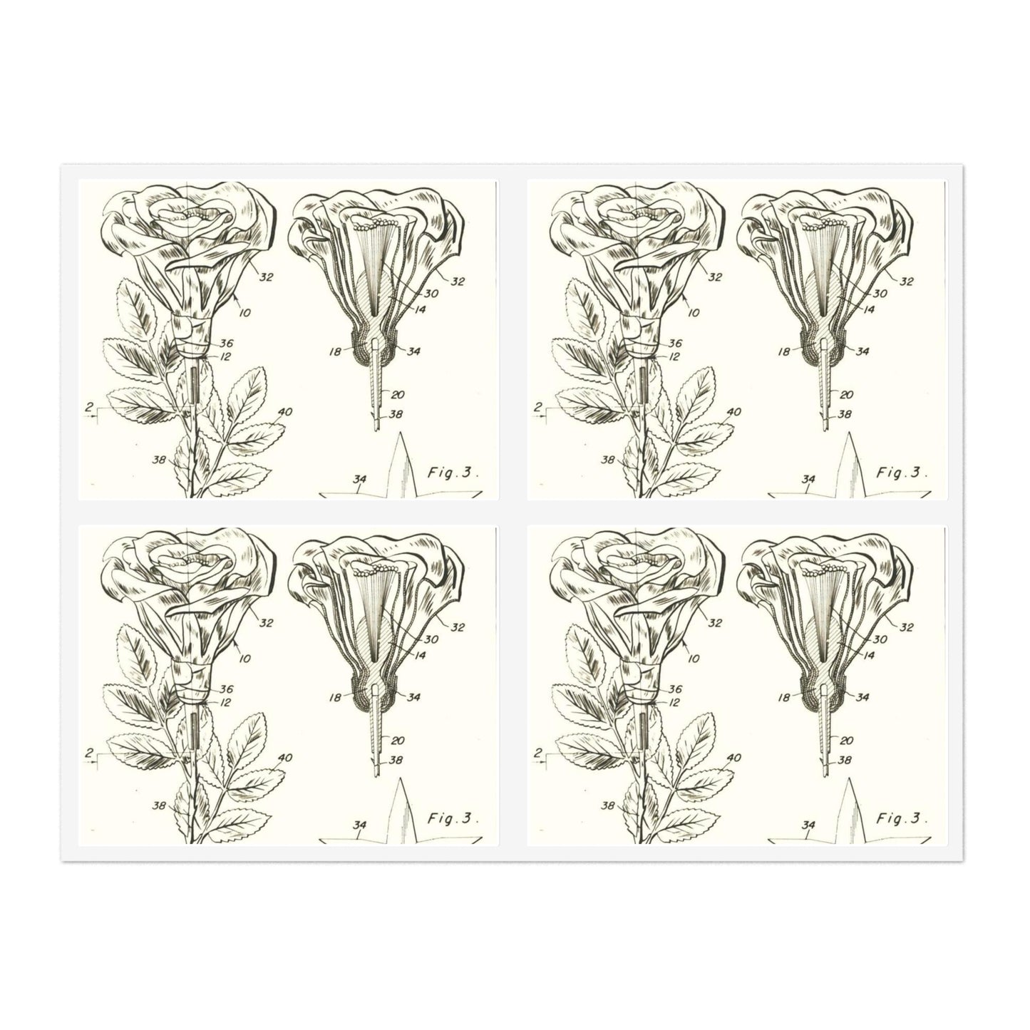 Patent Case File No. 2,514,177, Artificial Flower Attachment, Inventor- Robert J. Brown. - DPLA - 6f634e2e38985aa5942bdad41323ff90 (page 5) Laminated UV Protective Vinyl Stickers