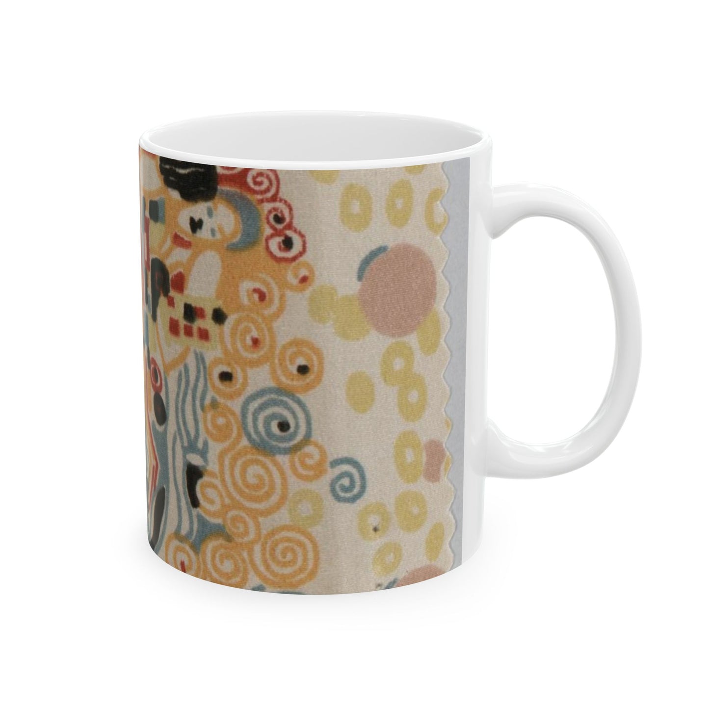 Textile sample - Public domain dedication image Beautiful Novelty Ceramic Coffee Mug 11oz