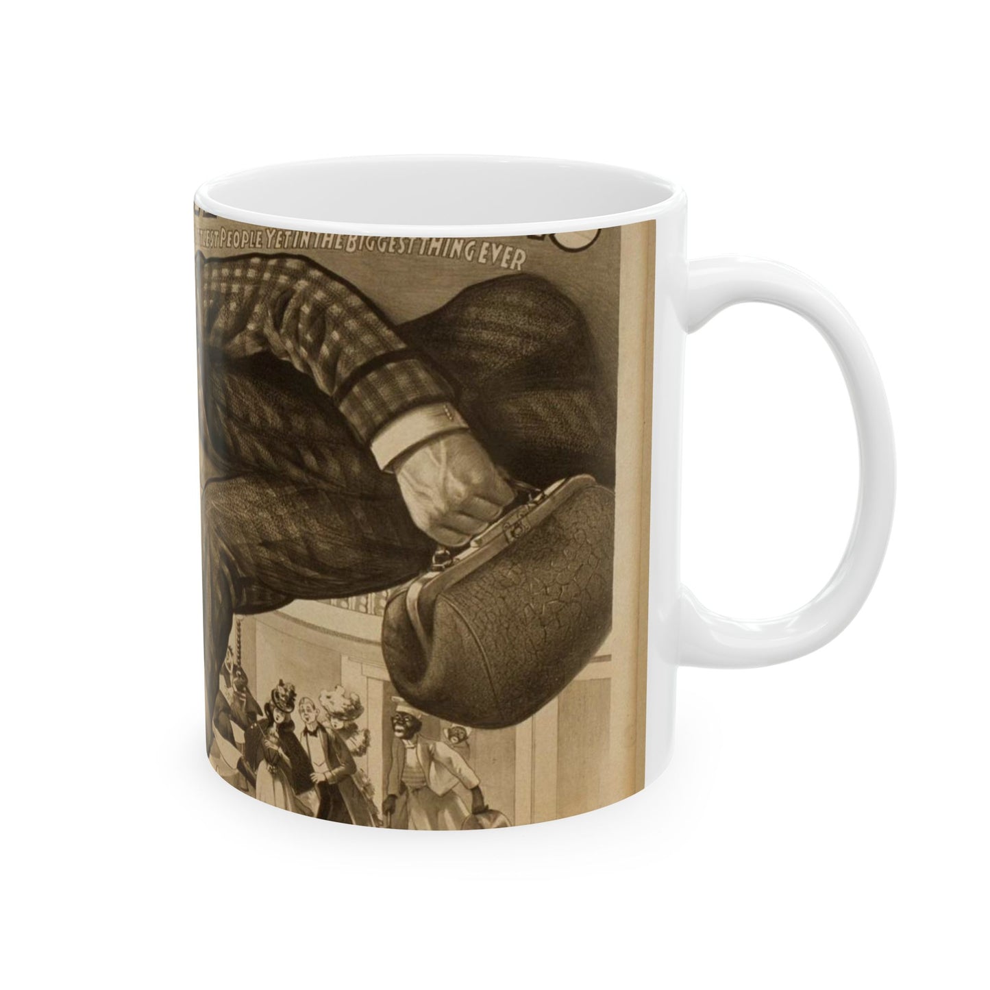 Royal Lilliputians the littlest people yet in the biggest thing ever. Beautiful Novelty Ceramic Coffee Mug 11oz