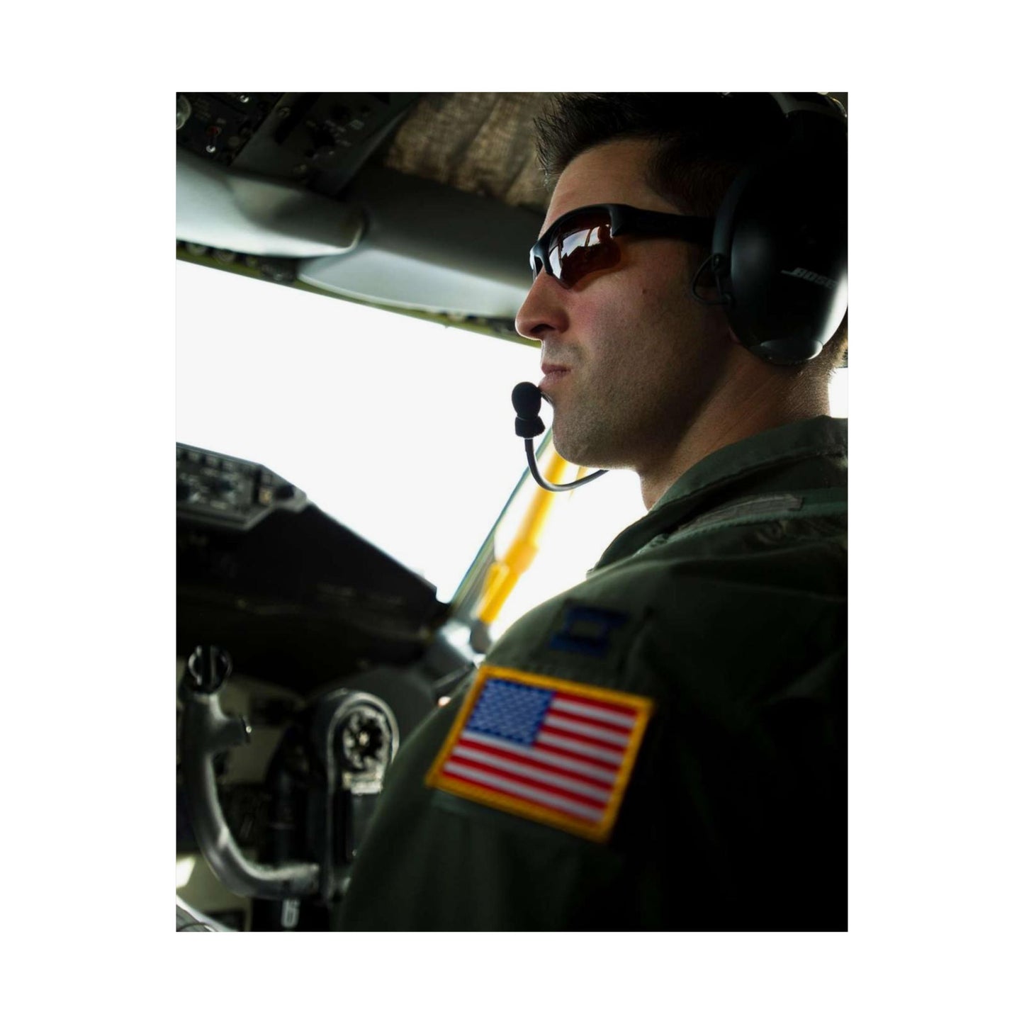 Capt. Michael Bermensolo, a pilot from the 151st Air High Quality Matte Wall Art Poster for Home, Office, Classroom
