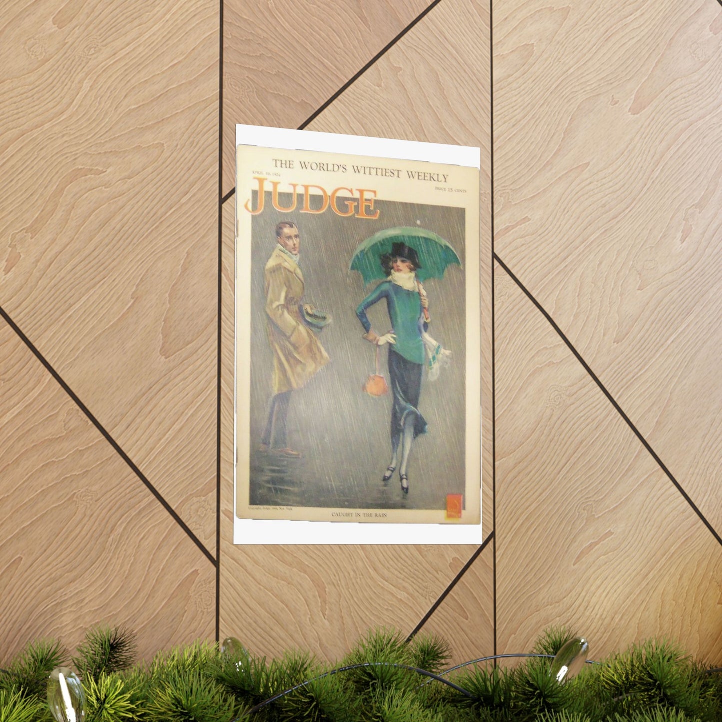 JudgeMagazine19Apr1924 - Art Deco public domain image High Quality Matte Wall Art Poster for Home, Office, Classroom