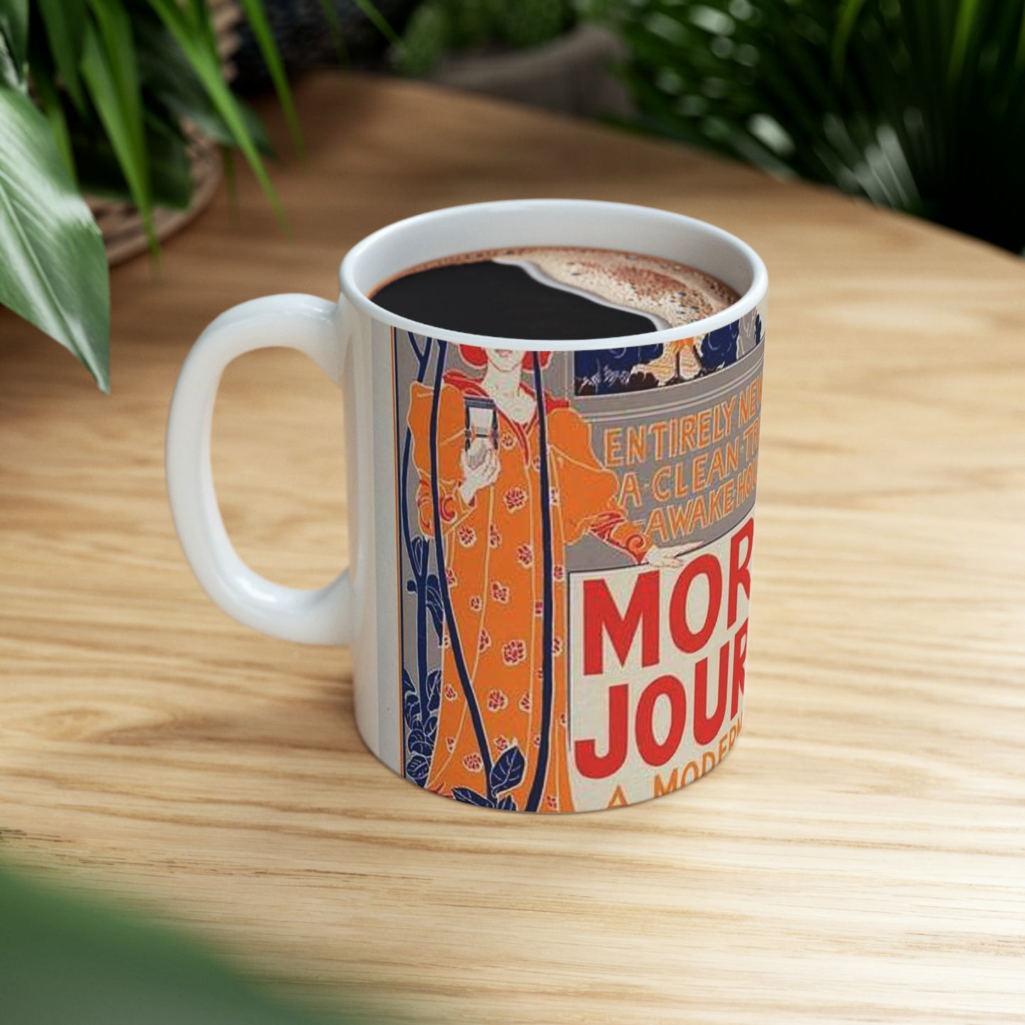 Louis Rhead - Affiche américaine pour le "Morning Journal". Beautiful Novelty Ceramic Coffee Mug 11oz