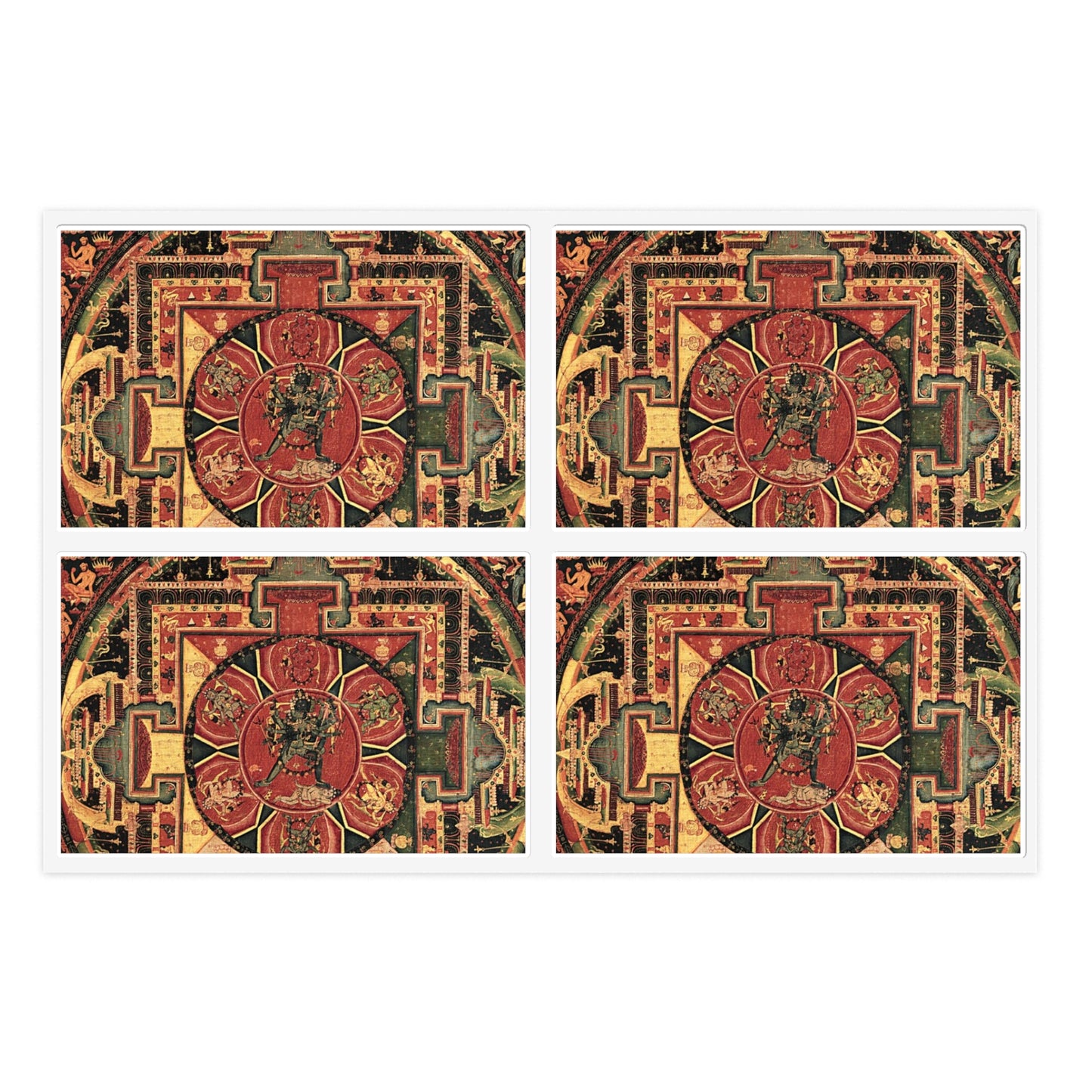 Chakrasamvara Mandala, Nepal, Kathmandu valley Laminated UV Protective Vinyl Stickers