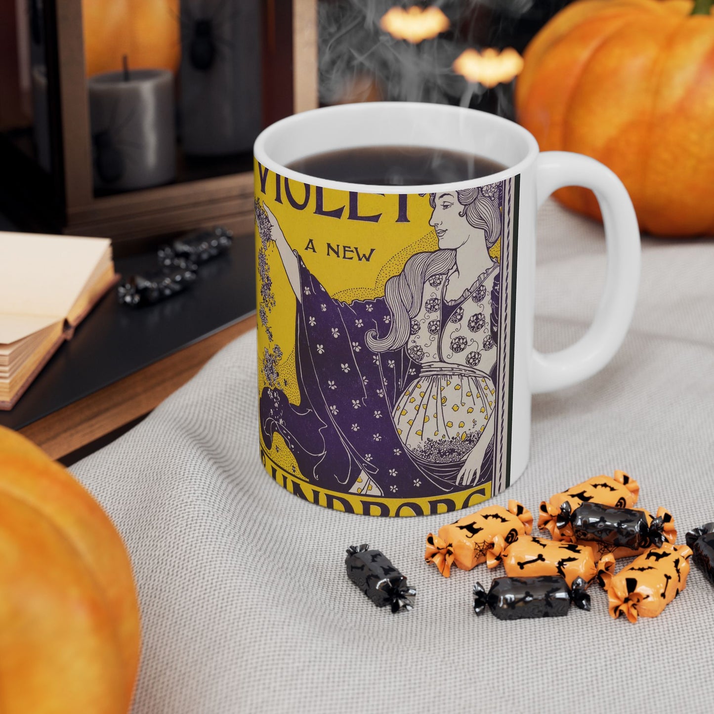 Louis Rhead - Try vio-violet a new Lundborg perfume Beautiful Novelty Ceramic Coffee Mug 11oz