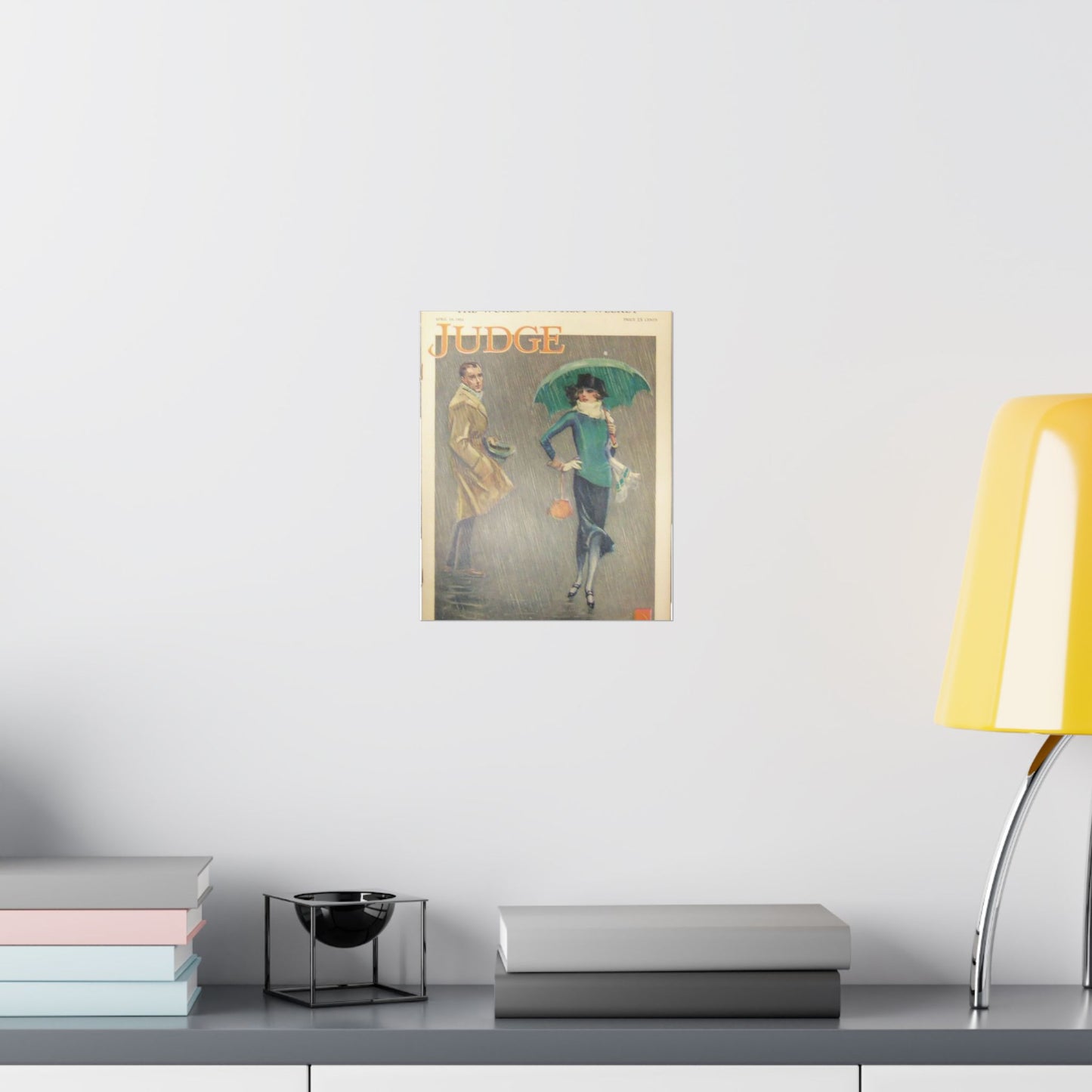 JudgeMagazine19Apr1924 - Art Deco public domain image High Quality Matte Wall Art Poster for Home, Office, Classroom