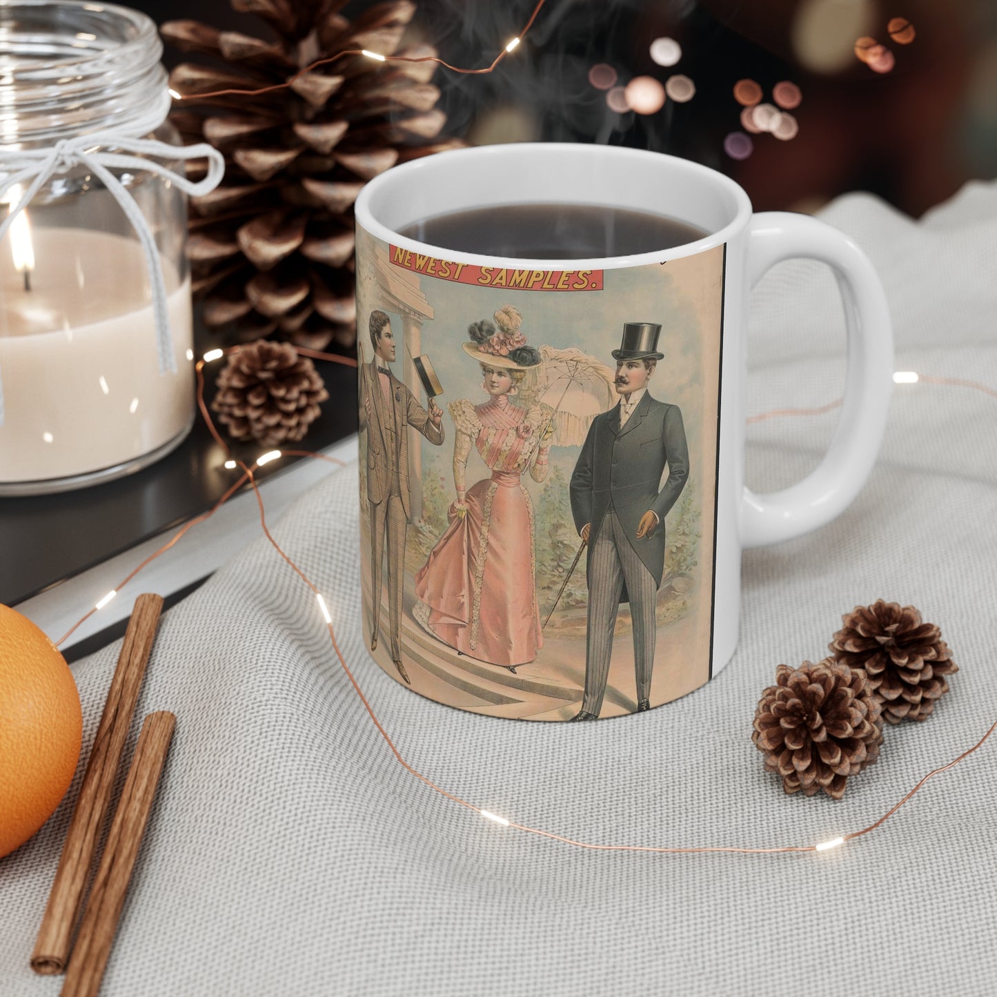 Just received, M. Born & Company's newest samples, order one of their suits, and be in style, you need not take it, if it does not please you Beautiful Novelty Ceramic Coffee Mug 11oz