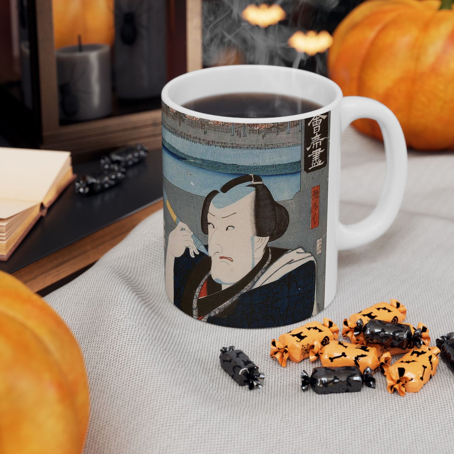 Kōshirō Matsumoto VI as Sōroku by Toyokuni III and Hiroshige Beautiful Novelty Ceramic Coffee Mug 11oz
