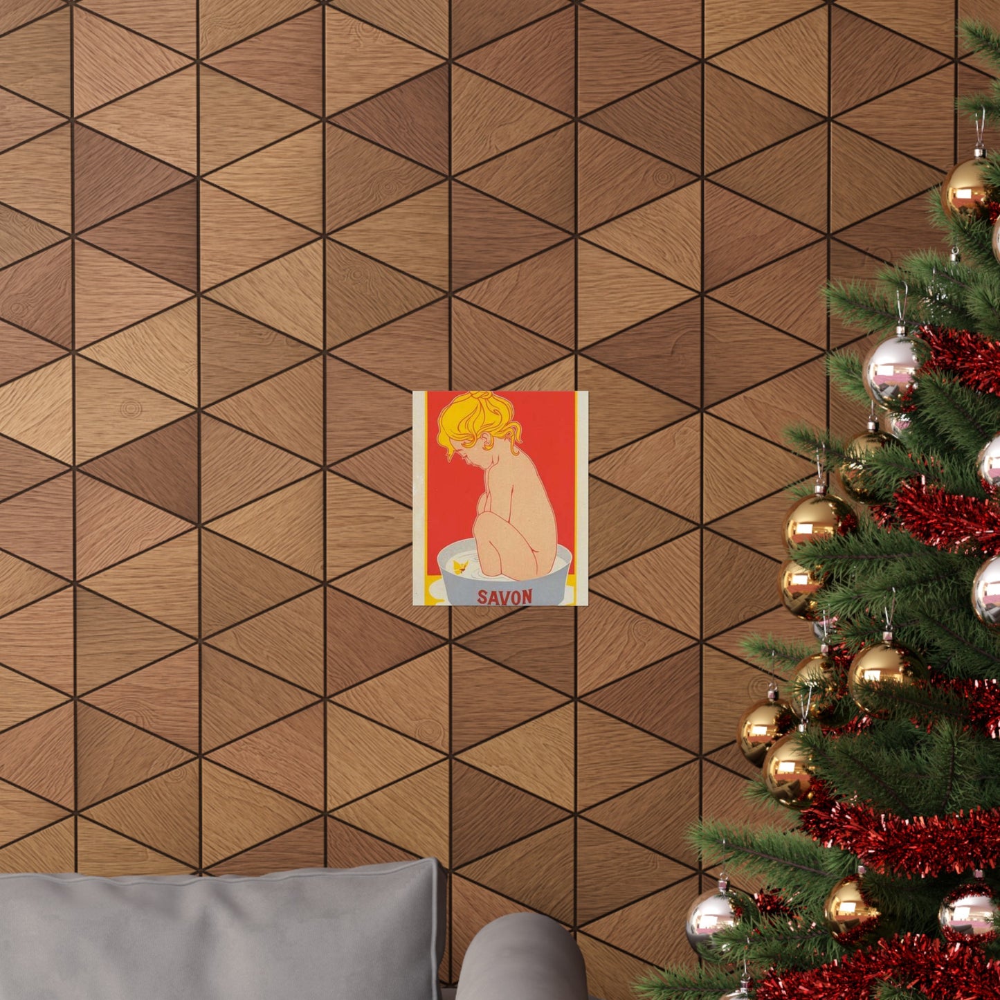 Affiche belge pour le "Savon Starlight". High Quality Matte Wall Art Poster for Home, Office, Classroom