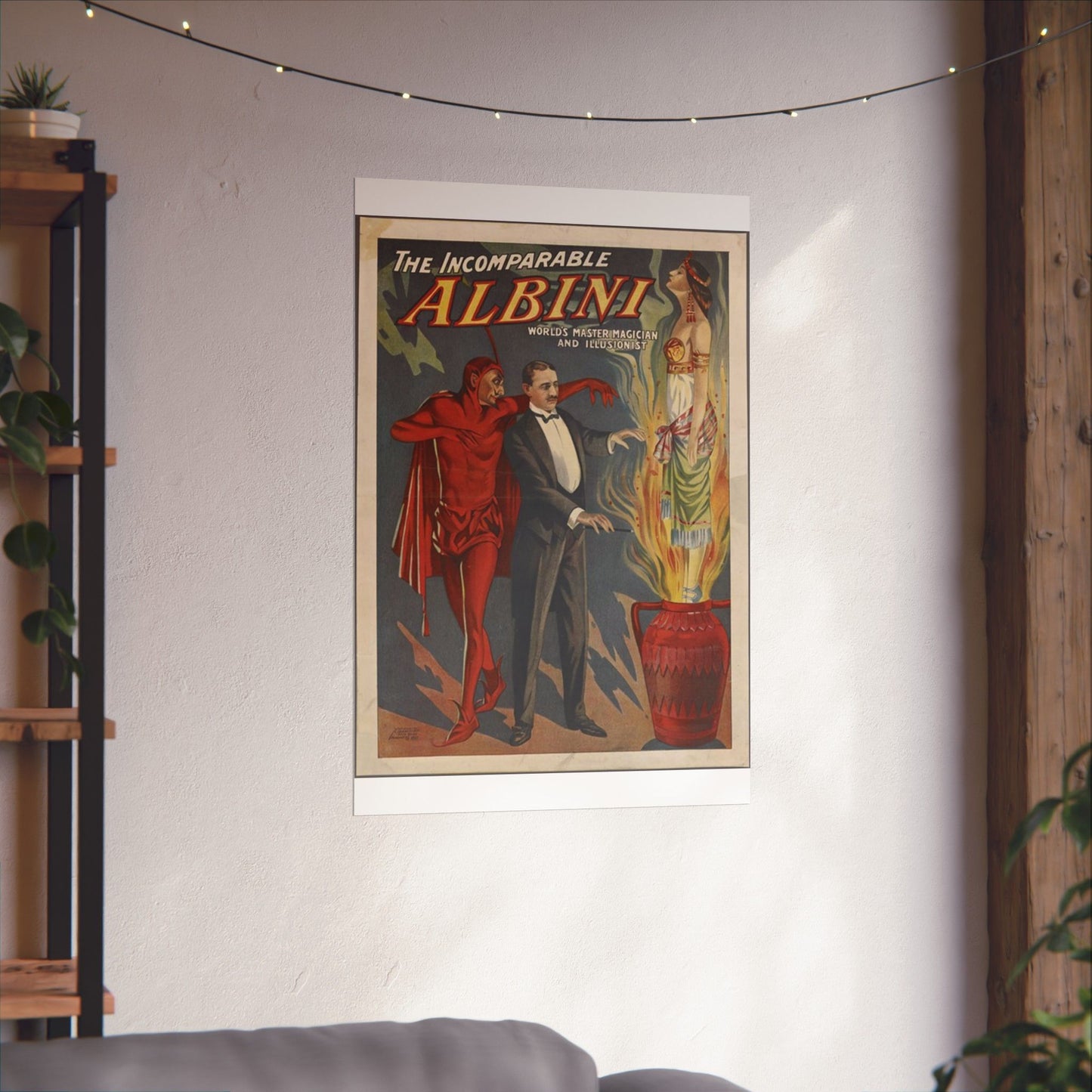 TheIncomperable Albini Theatrical Poster High Quality Matte Wall Art Poster for Home, Office, Classroom