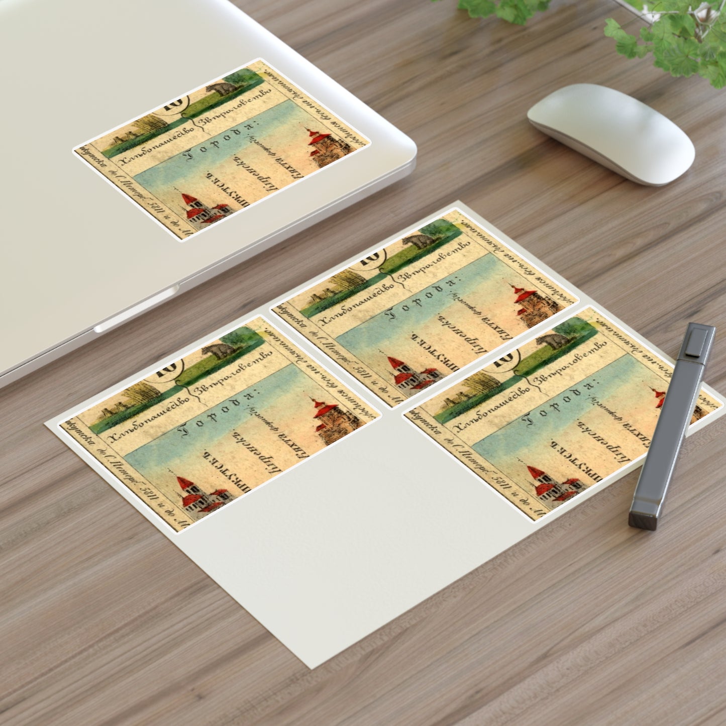 Irkutsk Province, Russian empire, 1856 Laminated UV Protective Vinyl Stickers