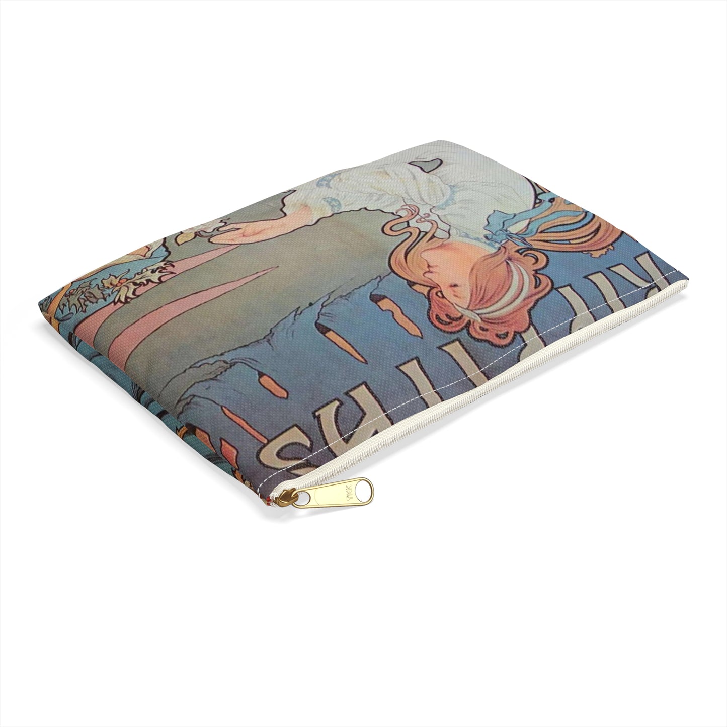 Cycles Griffiths affiche Henri Thiriet 1898 Large Organizer Pouch with Black Zipper