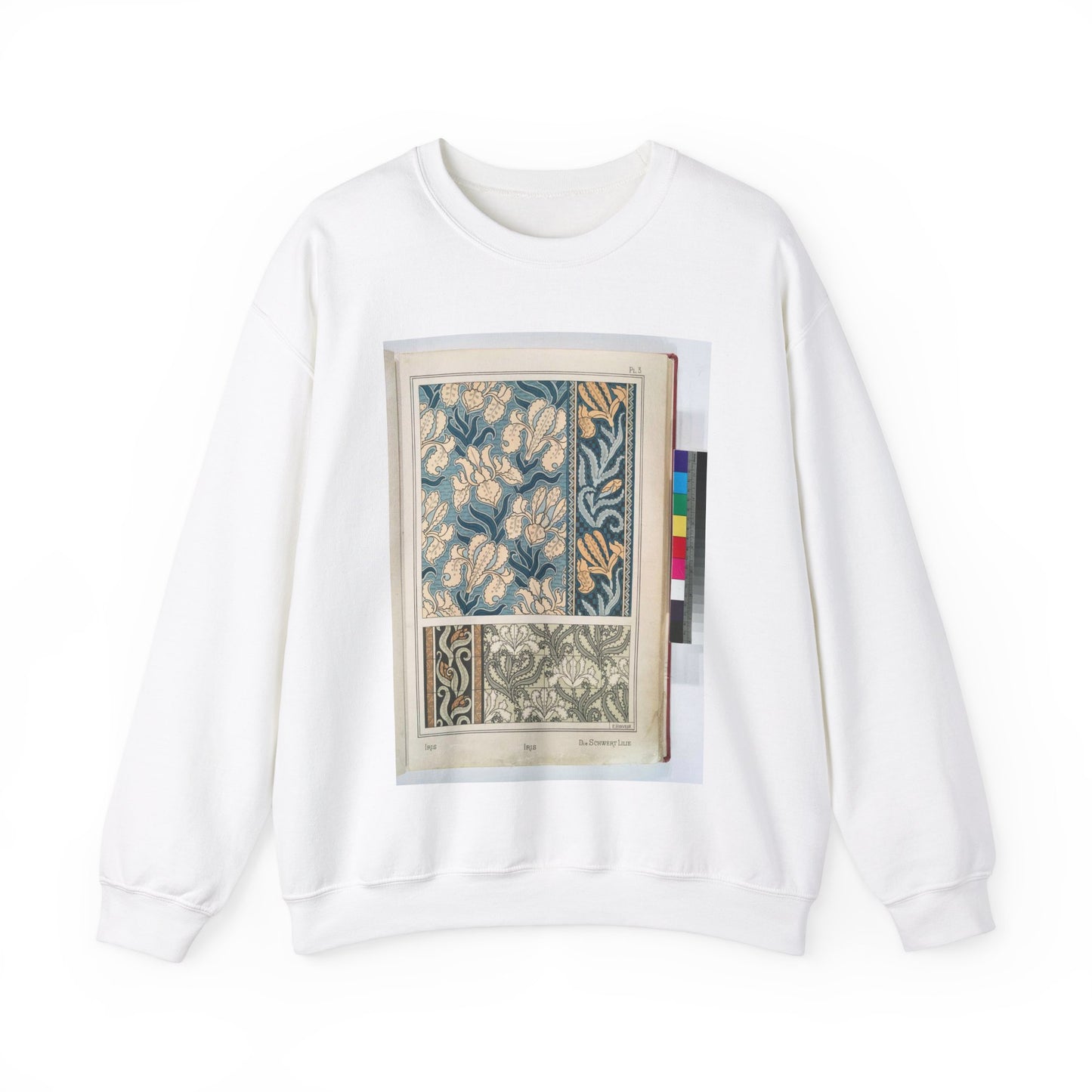 Iris, E. Hervegh. Eugene Grasset, compiler White Heavy Blend Adult Crew Neck SweatShirt