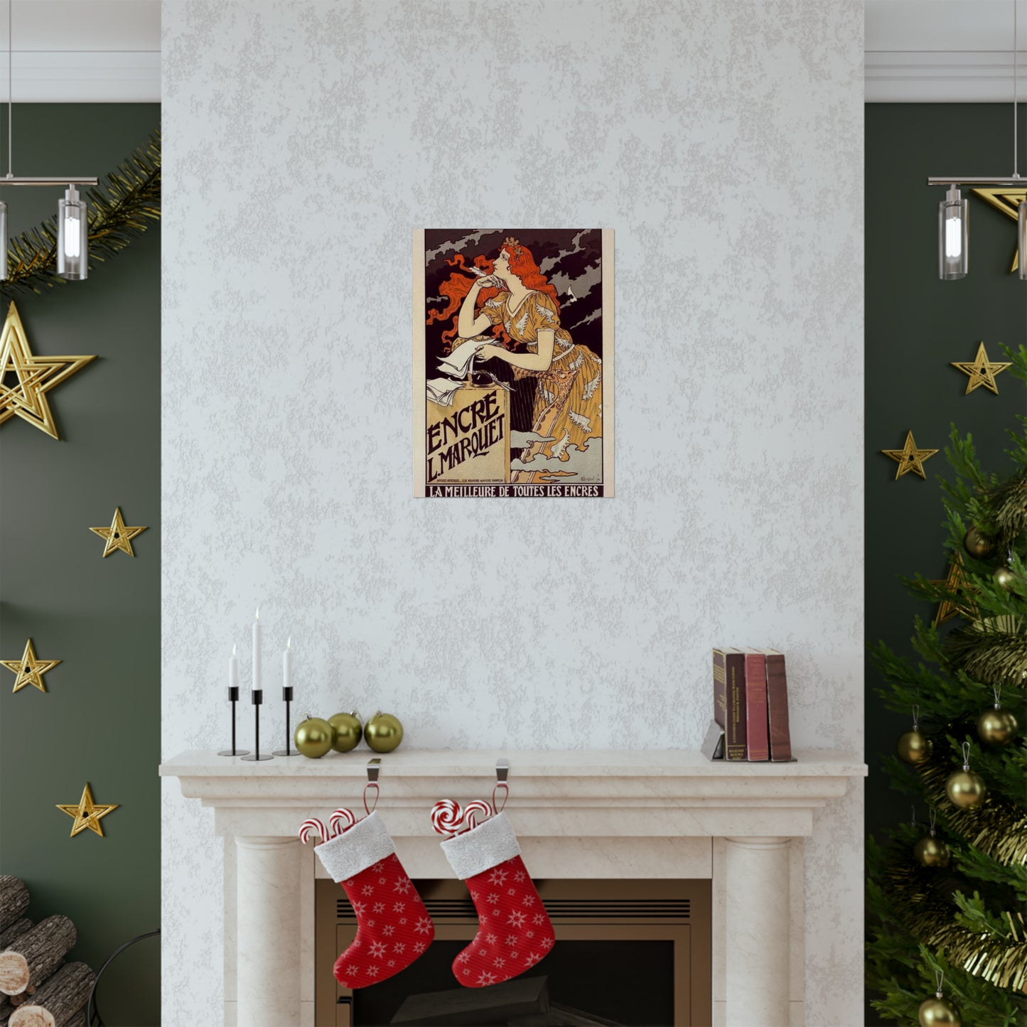 Affiche pour l' "Encre Marquet". High Quality Matte Wall Art Poster for Home, Office, Classroom