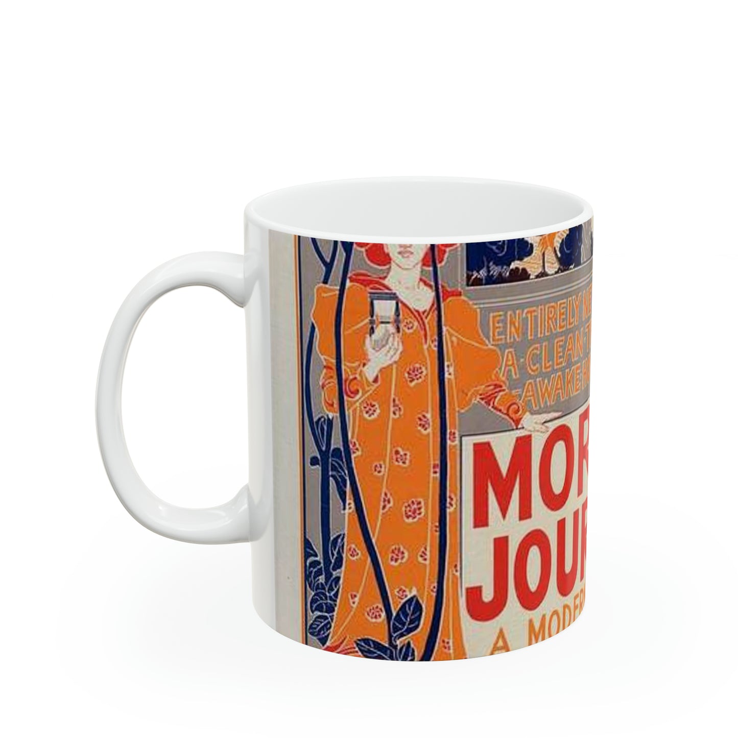 Louis Rhead - Affiche américaine pour le "Morning Journal". Beautiful Novelty Ceramic Coffee Mug 11oz