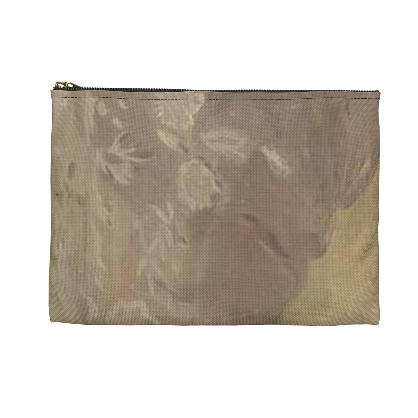 Gaston la touche a maiden in contemplation Large Organizer Pouch with Black Zipper