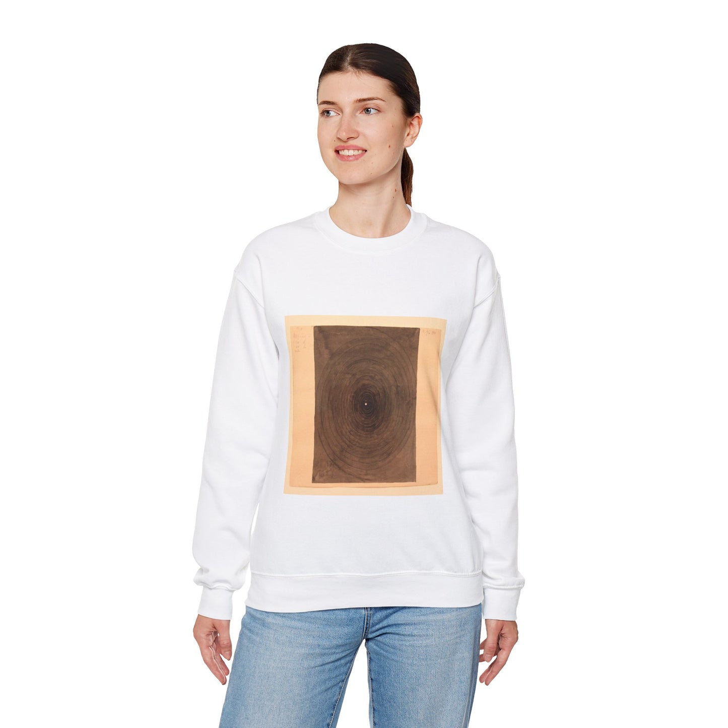 Hilma af Klint - 1916 - No 1 From The Parsifal Series White Heavy Blend Adult Crew Neck SweatShirt