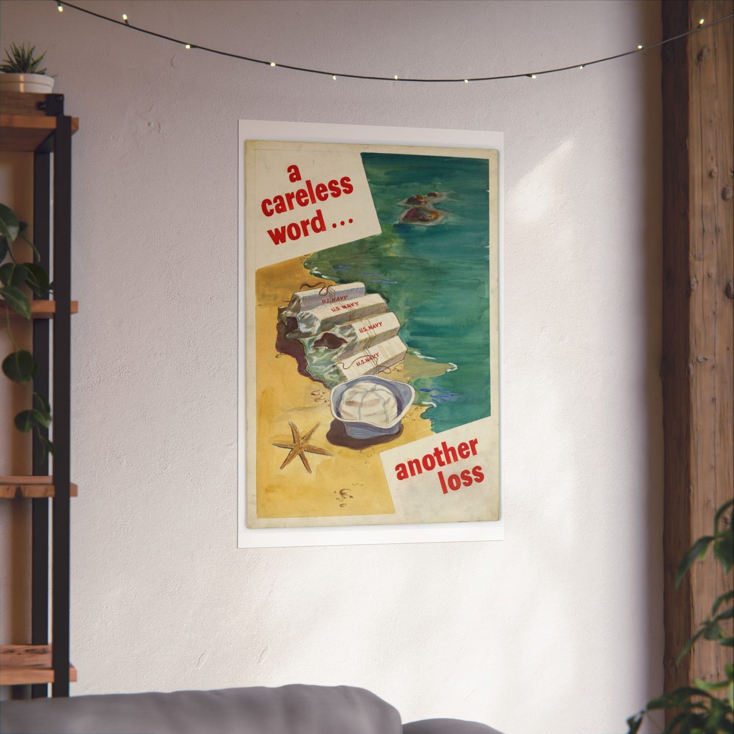 A Careless Word... Another Loss High Quality Matte Wall Art Poster for Home, Office, Classroom