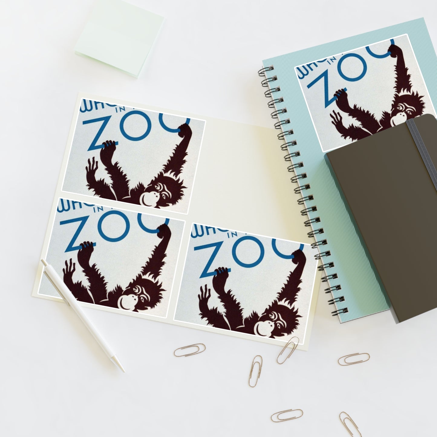 Who's who in the zoo Illustrated natural history prepared by the WPA Federal Writers Project : On sale at all book stores, zoos, and museums. Laminated UV Protective Vinyl Stickers