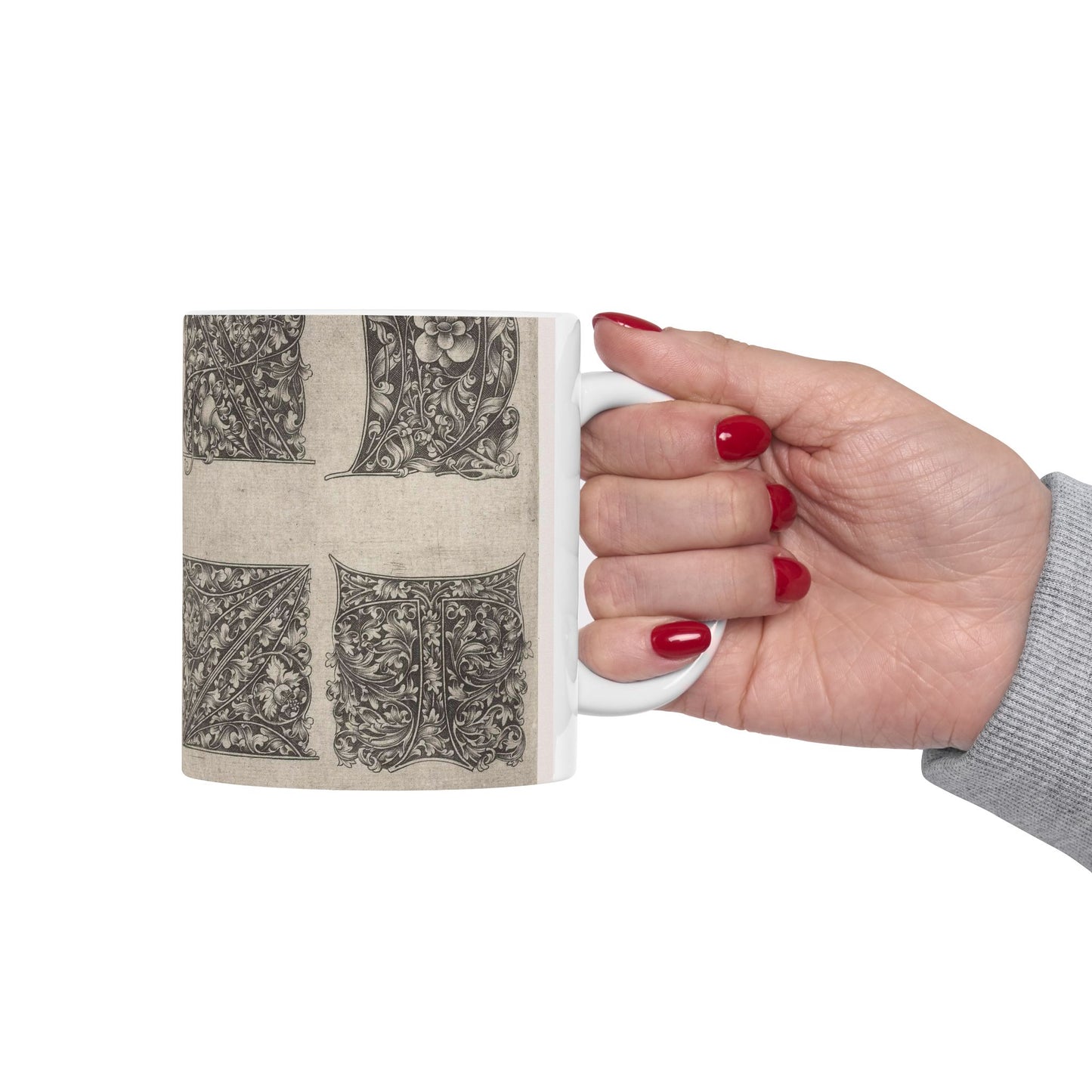 Israhel van Meckenem the Younger - Hoofdletters X, Y, Z en T Beautiful Novelty Ceramic Coffee Mug 11oz