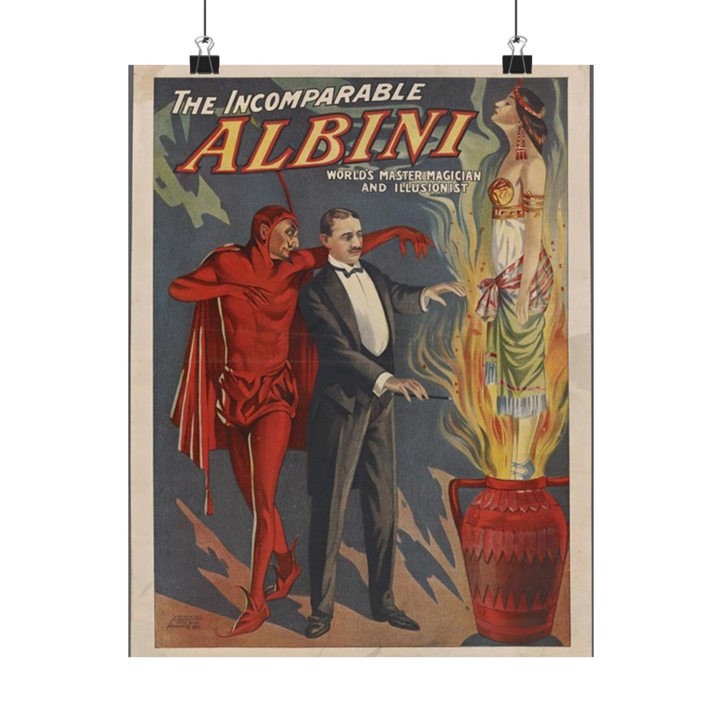 TheIncomperable Albini Theatrical Poster High Quality Matte Wall Art Poster for Home, Office, Classroom