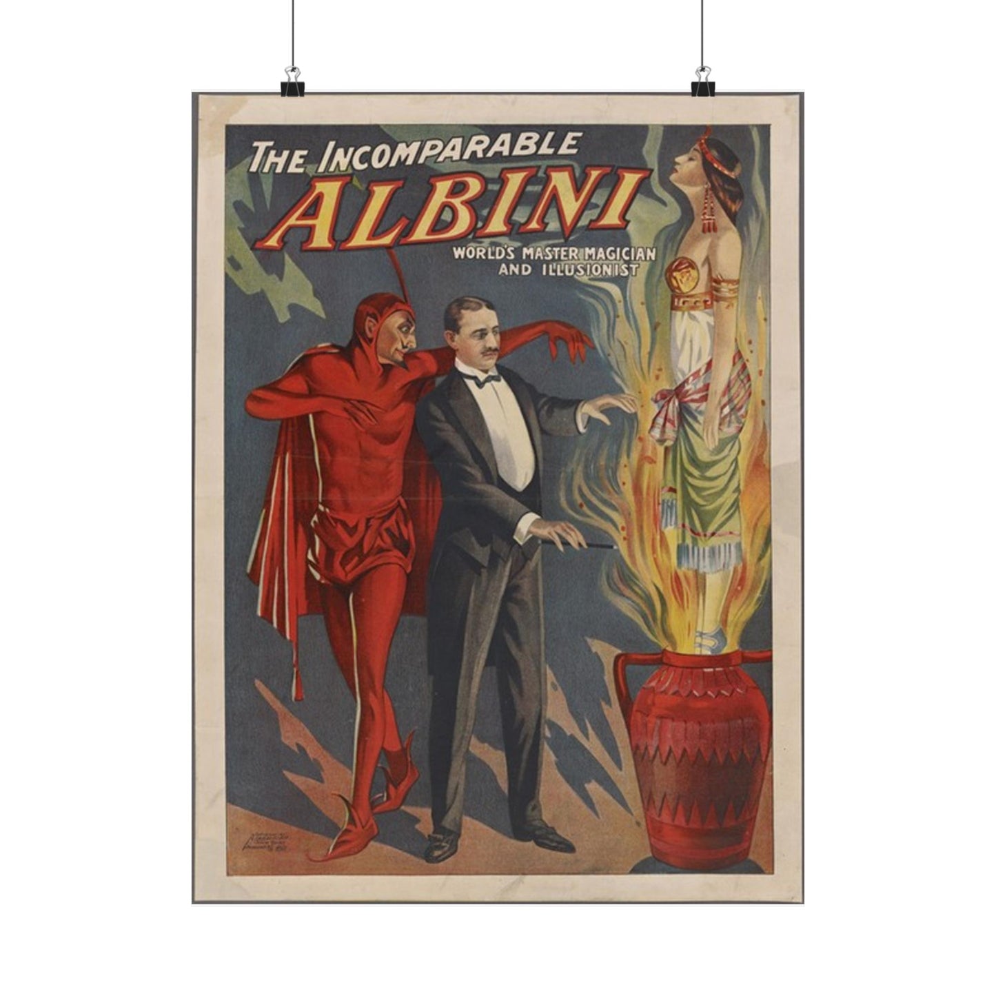 TheIncomperable Albini Theatrical Poster High Quality Matte Wall Art Poster for Home, Office, Classroom