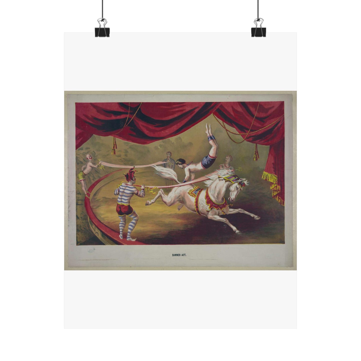 Banner act - Print, Library of Congress collection High Quality Matte Wall Art Poster for Home, Office, Classroom
