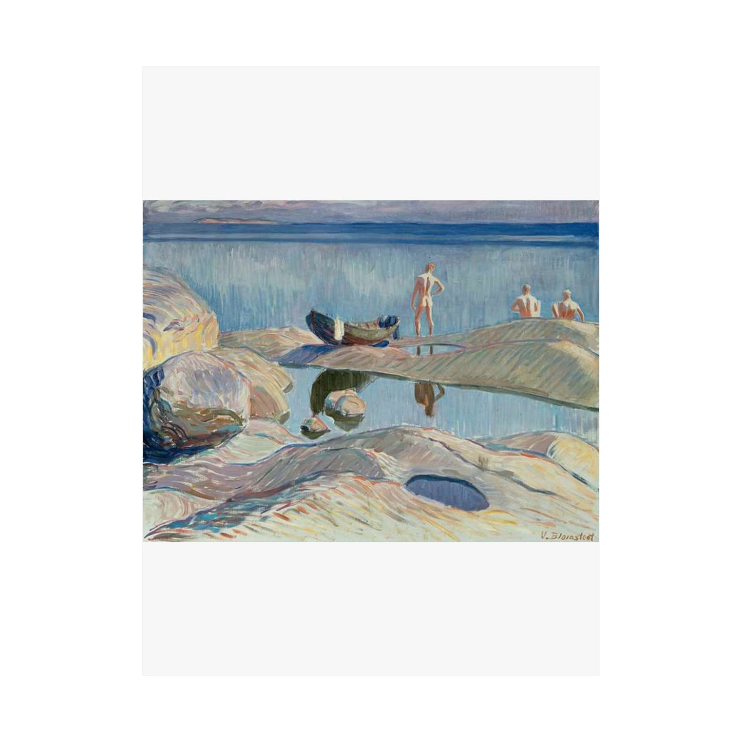 Väinö Blomstedt - Archipelago View High Quality Matte Wall Art Poster for Home, Office, Classroom