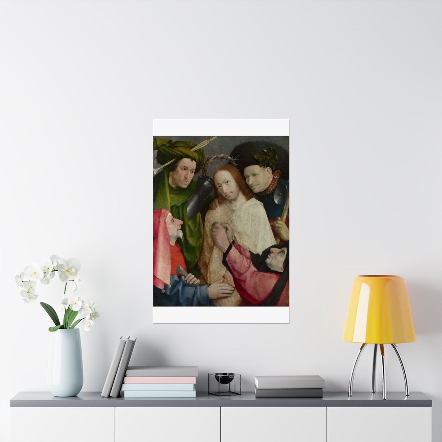 Hieronymus Bosch - Christ Mocked (The Crowning with Thorns) - Google Art Project High Quality Matte Wall Art Poster for Home, Office, Classroom