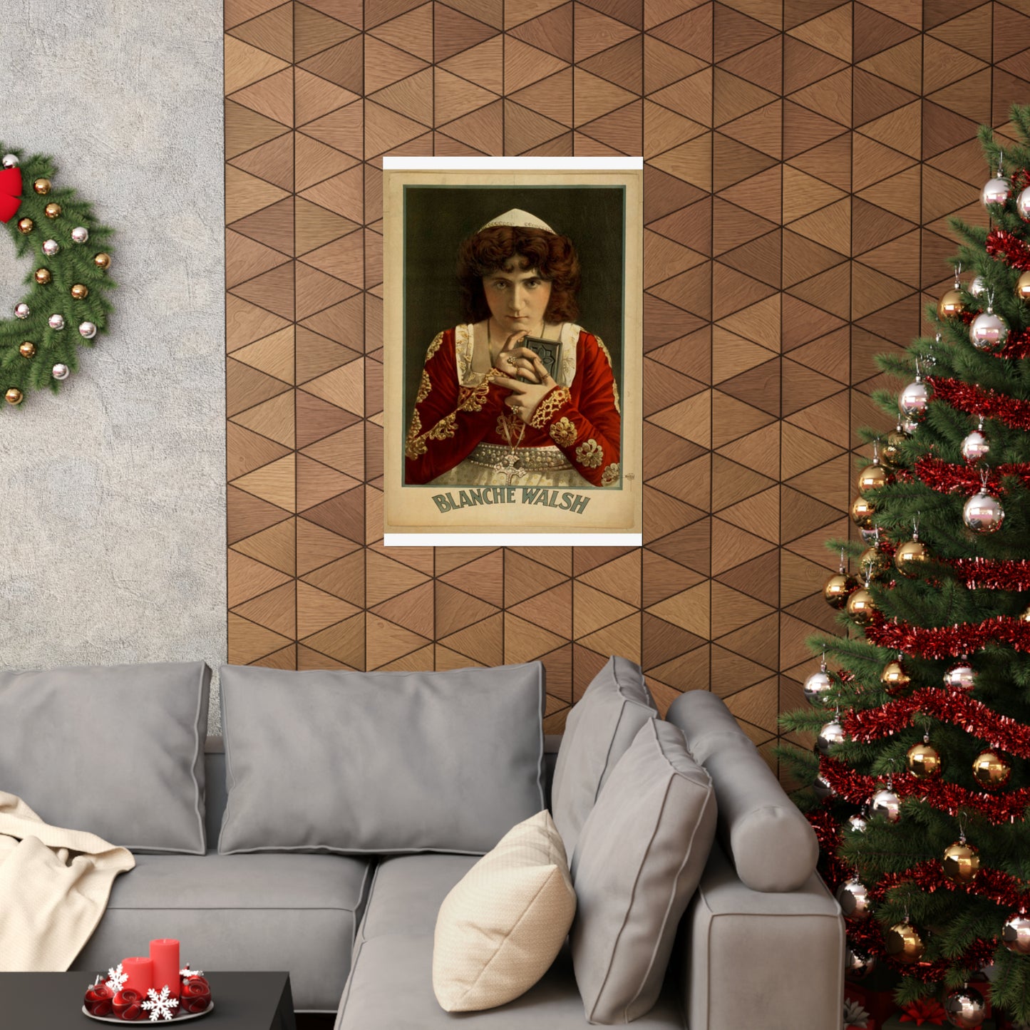 Blanche Walsh, American vaudeville and popular entertainment 1870 1920 High Quality Matte Wall Art Poster for Home, Office, Classroom