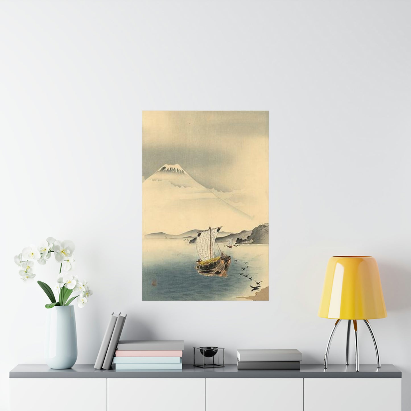 Koson - mount-fuji, Ohara Koson High Quality Matte Wall Art Poster for Home, Office, Classroom