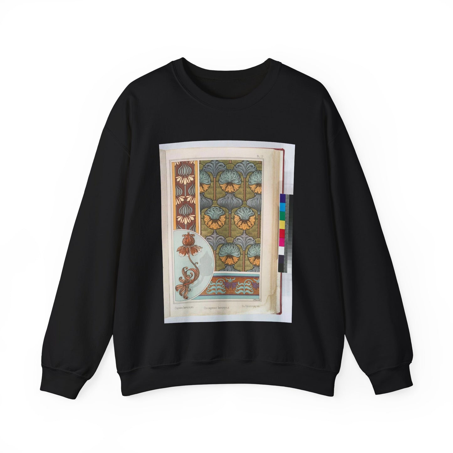Couronne imperiale, Maurice Pillard Verneuil Black Heavy Blend Adult Crew Neck SweatShirt